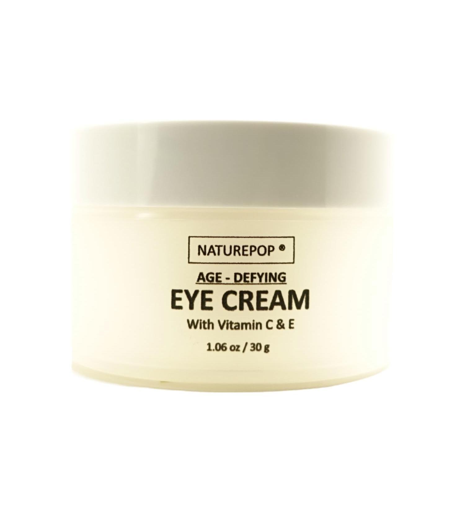 Age-Defying Eye Cream With Vitamin C&E | Daily Under Eye Cream for Dark Circles & Puffiness Anti Aging Line Smoothing with 10 Botanical Extracts + Niacinamide + Antioxidant | Made in Korea (30g) - Buy Online on GoSupps.com