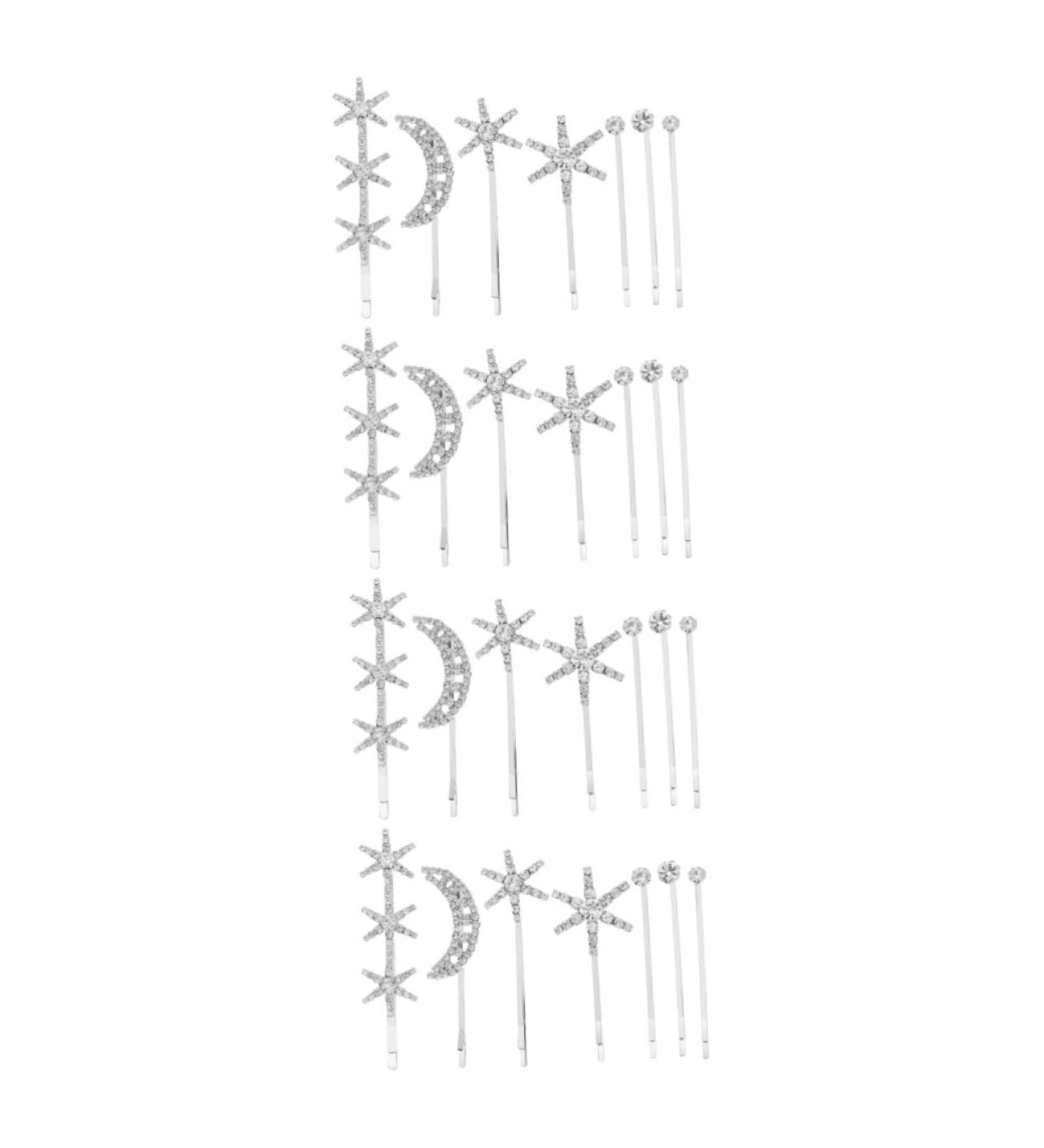 minkissy 4 Sets Fringe Bobby Pin Goody Hair Clips for Women Girls Hair Accessories Star Hair Clips Wedding Hair Clip Hair Barrettes Star Hair Accessories Hair Pin Rhinestone Headgear Simple - Buy Online on GoSupps.com
