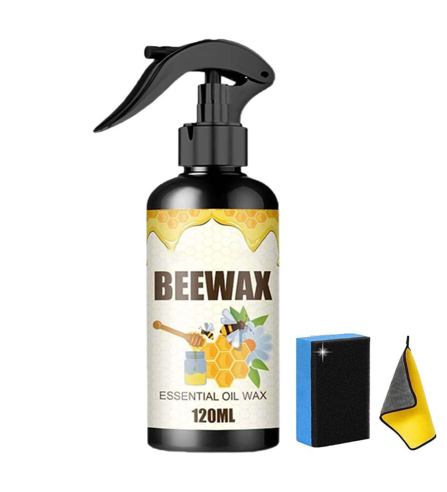 Natural Micro-Molecularized Beeswax Spray Beeswax Spray Cleaner Molecularized Beeswax Spray Beeswax Spray Furniture Polish and Cleaner (1PC) - Buy Online on GoSupps.com