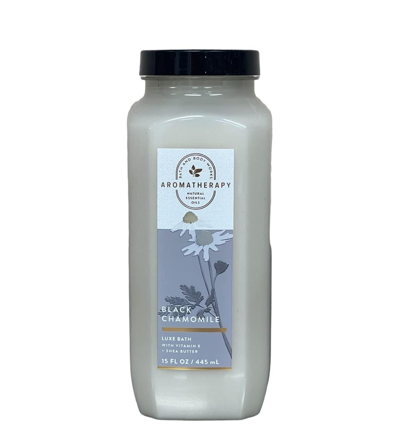 Bath and Body Works Aromatherapy Black Chamomile Luxury Bubble Bath 15 Fl Oz (Black Chamomile)