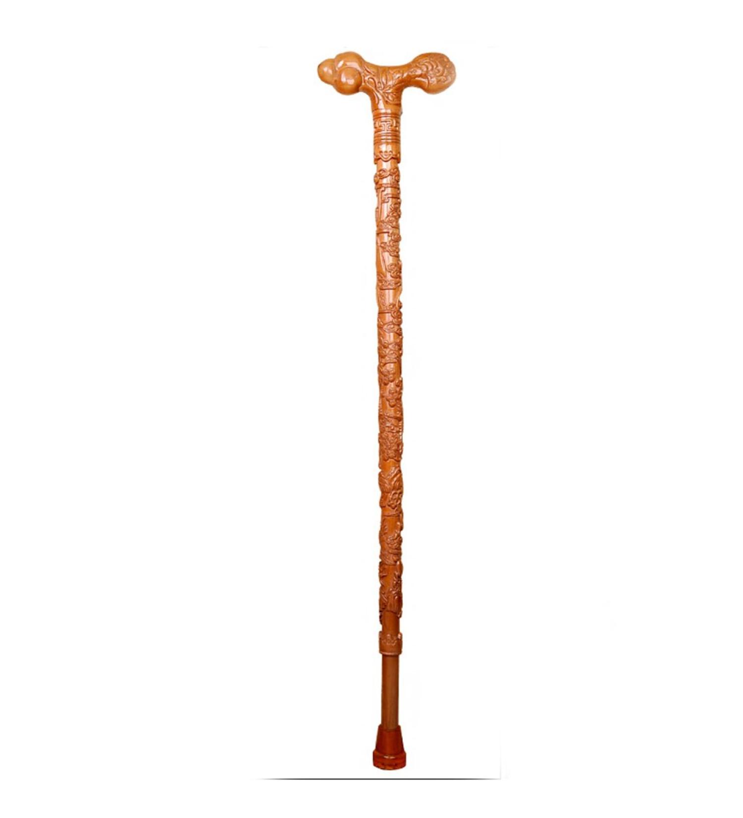 WoodeWalking Sticks Cane Elderly Solid Wood Crutches Peach Stick 5 Kinds of Models CaBe Truncated OTheir OwMobility Aid for Elderly Seniors Run forward