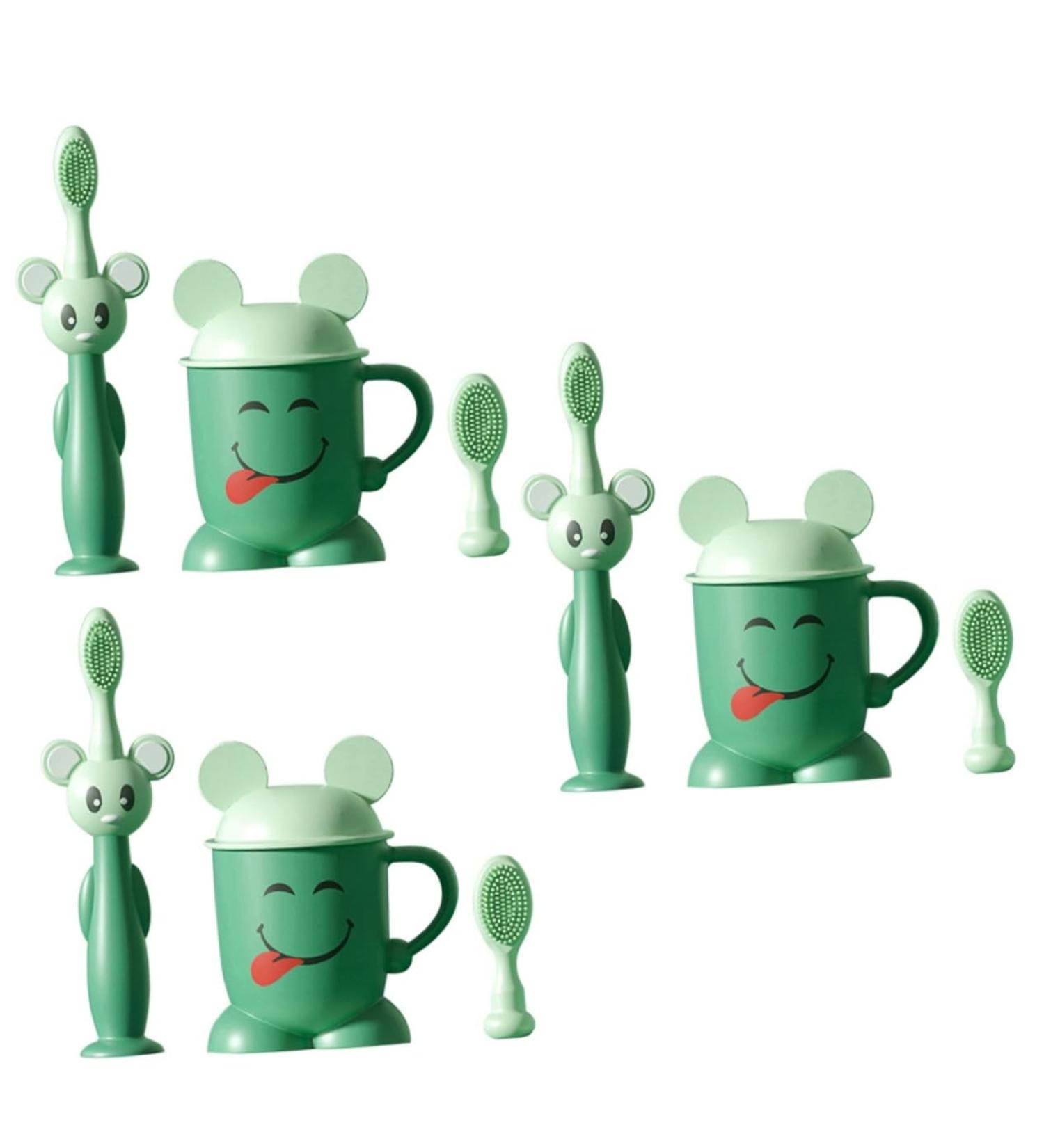 FOMIYES 3 Sets Toothbrush Set - Kids Training Toothbrush for Infants | Sucker Toothbrush for Deciduous Teeth Oral Care - Buy Online on GoSupps.com