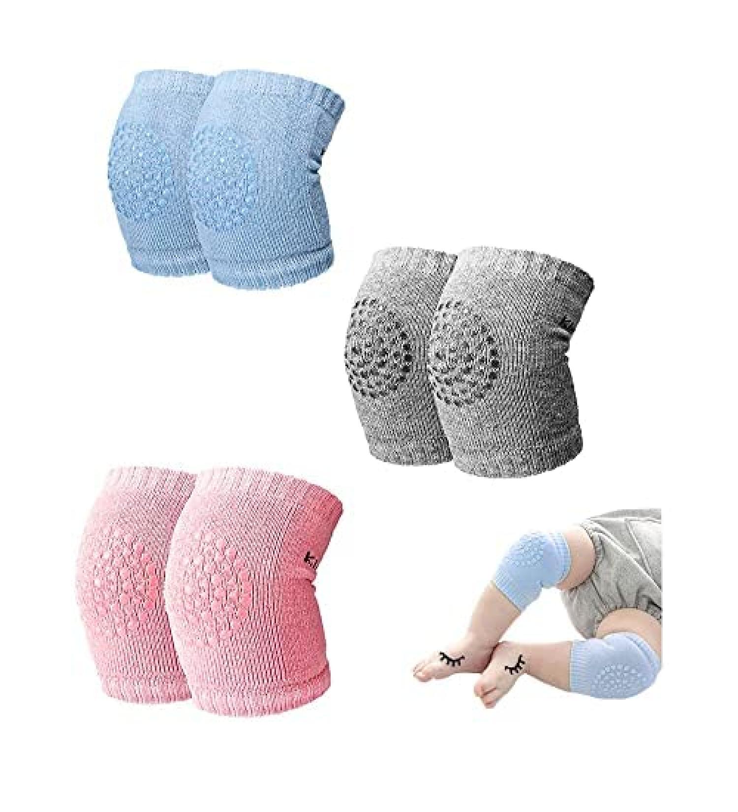 Feirun Baby Knee Pads - Anti-Slip Crawling Knee Pads for 0-24 Months - Unisex Toddler Gift - One Size, Multicolor - Buy Online on GoSupps.com