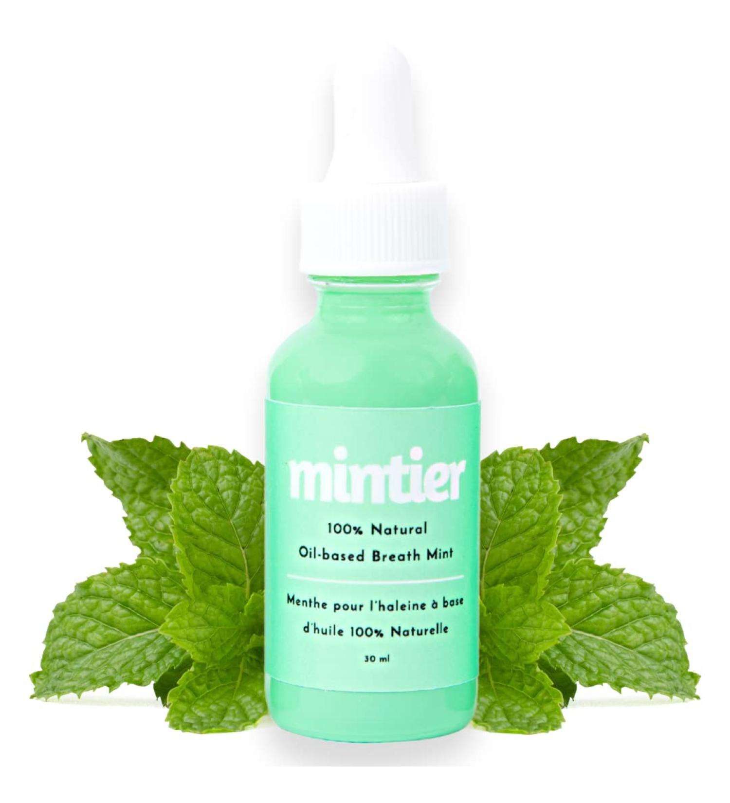 Mintier Natural Oil-Based Breath Mint Drops - 120 Servings, No Sugar, Lasting Breath Freshener - Dentist Recommended - 1oz Pack - Buy Online on GoSupps.com