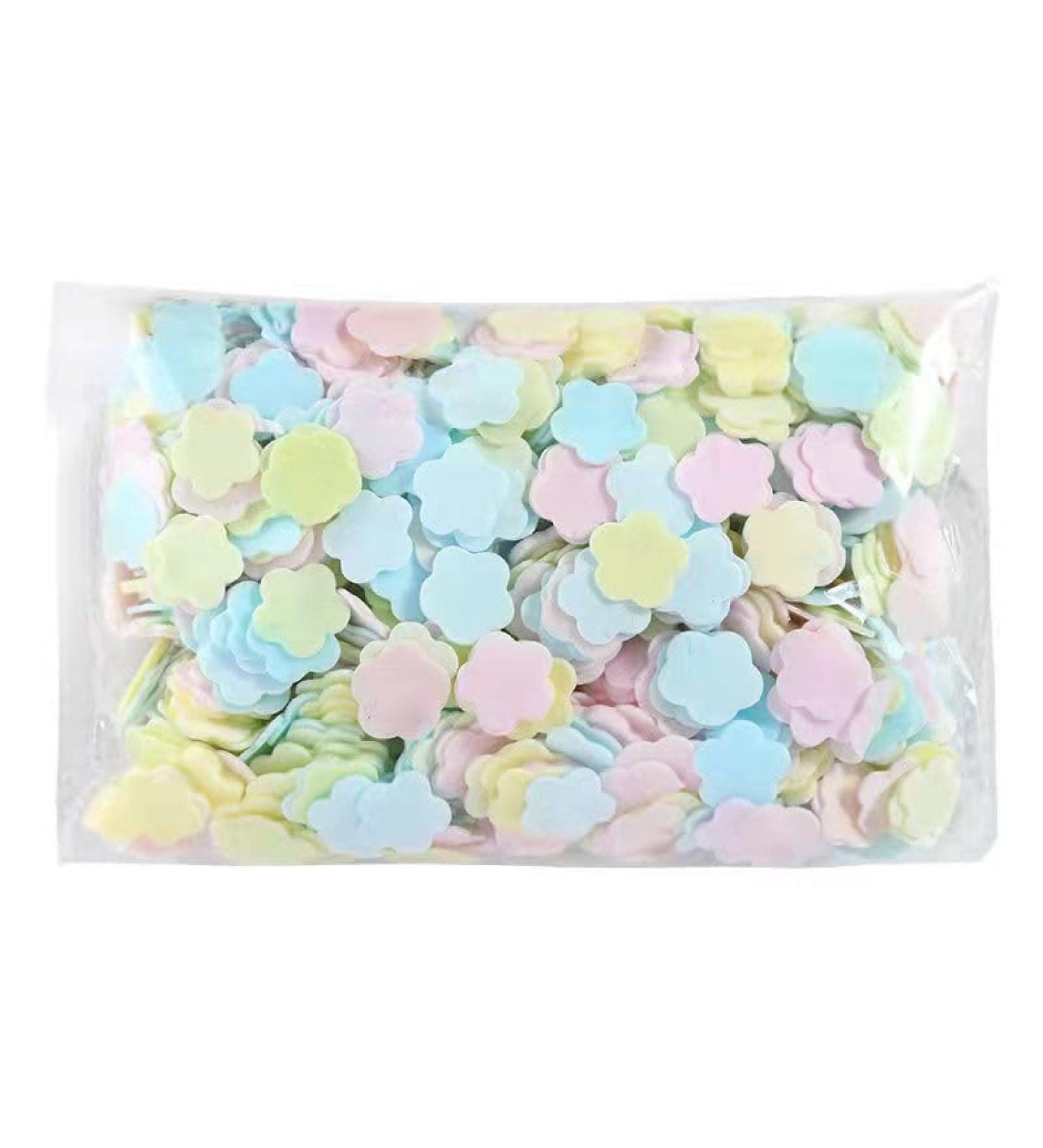 1000 Sheets Colorful Portable Disposable Paper Soap | Travel Hiking Hand Bath Toiletry Soap Sheets for Kids & Women - Gentle Fragrance - Buy Online on GoSupps.com