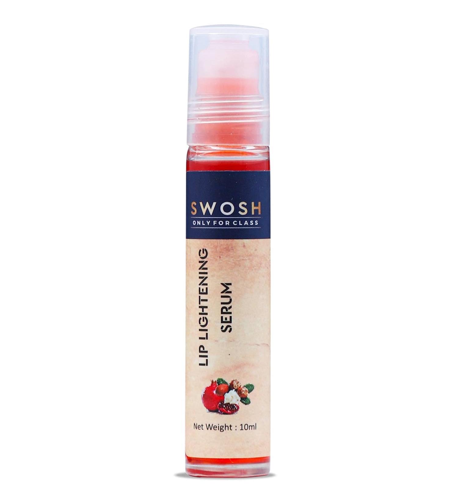 SWOSH Lip Lightening Serum Roll On 10 ML for Visibly Soft and Plump Lips For Men and Women