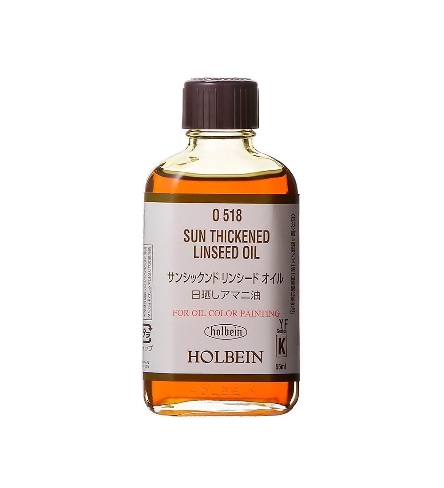 Holbein Sun Thickened Linseed Oil - 55ml Bottle