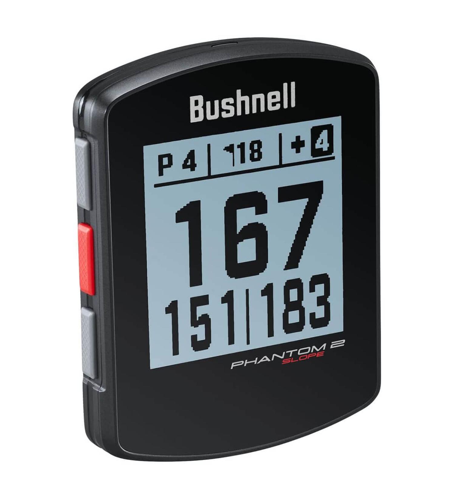 Bushnell Unisex Phantom 2 Slope GPS Rangefinder - Black - One Size | Shop Internationally for Accurate Golf Distances - Buy Online on GoSupps.com