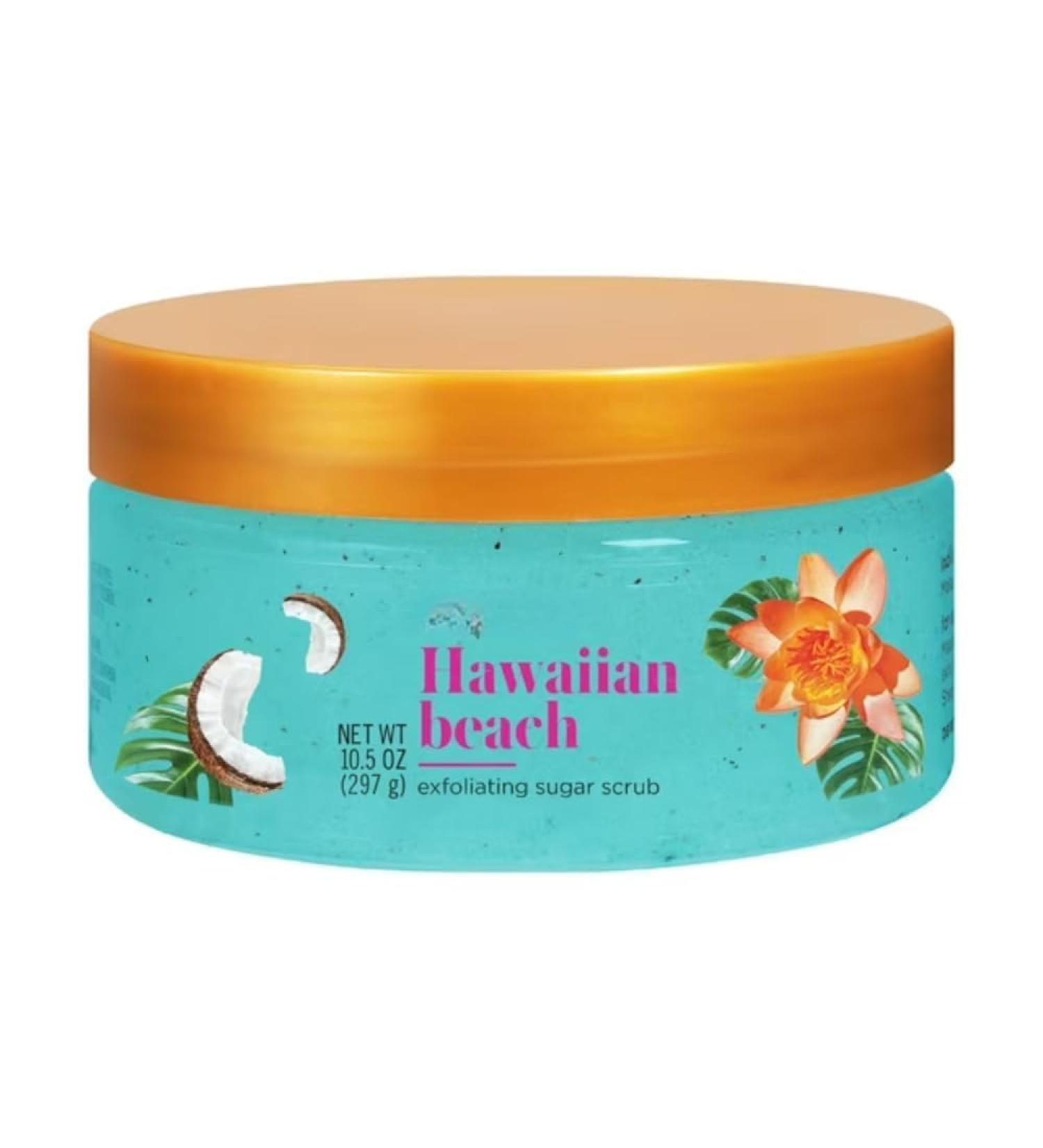 Exfoliating Sugar Scrub for Women & Men Hawaiian Beach Scent 10 oz | Moisturizing Body Exfoliator with Natural Sugar Crystals Smooth & Refreshing Skin Care - Buy Online on GoSupps.com