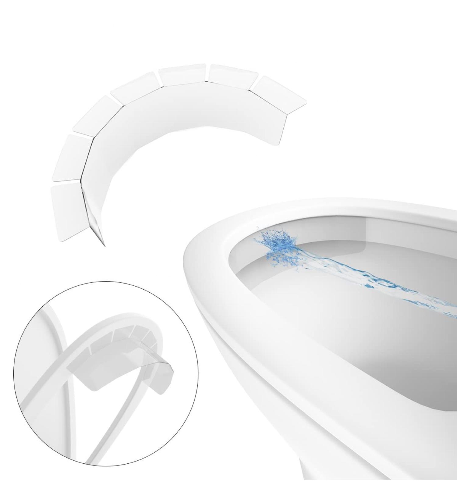 5 Pack Transparent Pee Guards for Kids and Adults - Potty Training Toilet Splash Guard with Upgraded Super Stickiness - Buy Online on GoSupps.com