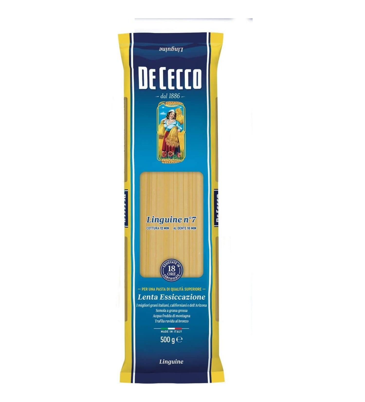AUCHAN Pack of 3 units *** DE CECCO Linguine No. 7 500g