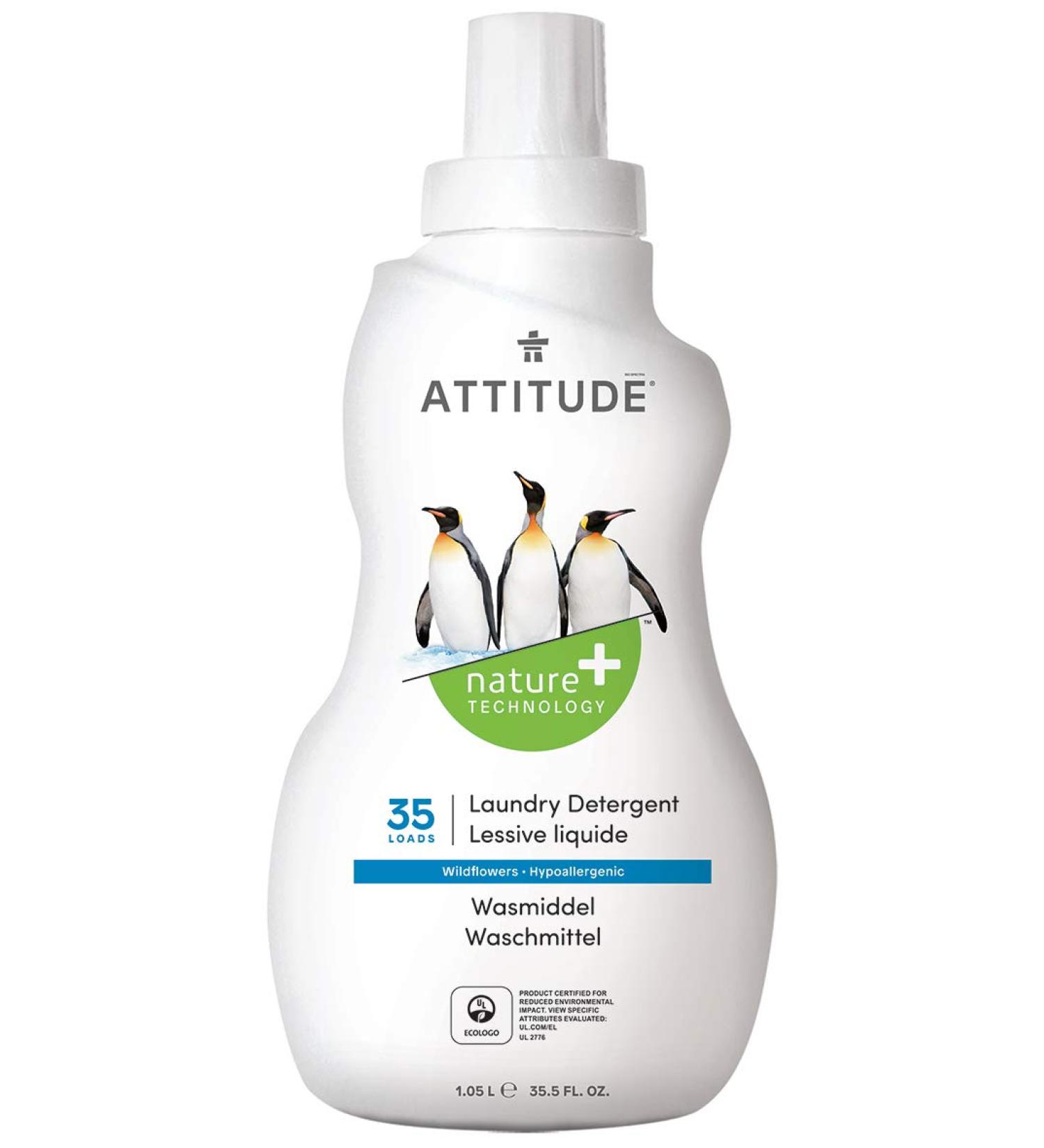 Attitude Laundry Liquid Wildflowers 1050ml - Buy Online on GoSupps.com
