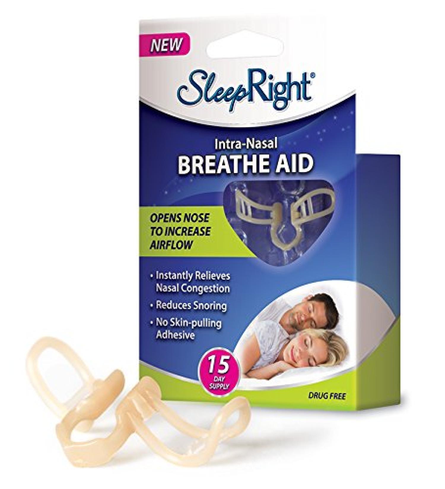 SleepRight Nasal Breathe Aid - 1 ct | Improve Sleep Quality | Stop Snoring - Buy Online on GoSupps.com