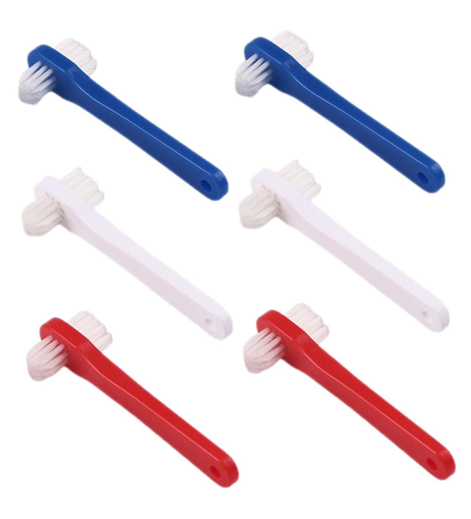 Clispeed Double-Headed Toothbrush for Prostheses - 6 Pack | Ideal for Dentures & Partial Dentures - Buy Online on GoSupps.com