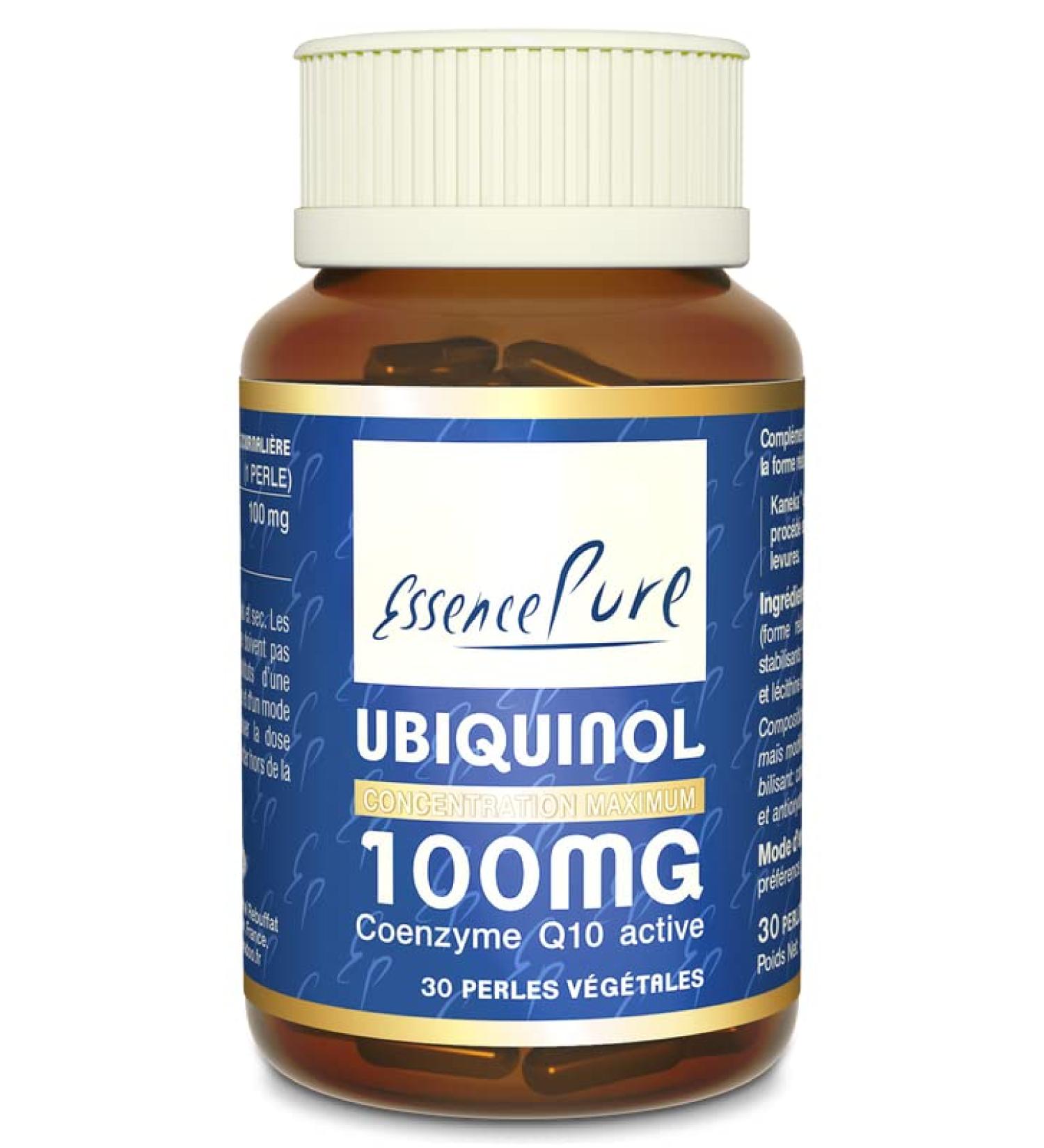 Ubiquinol Pure Essence | Patented CoQ10 Kaneka | Maximum Absorption | 100% Natural Non-GMO/Dioxin/Nitrate | Suitable for Vegans | Organic Fermentation | Api-Nature