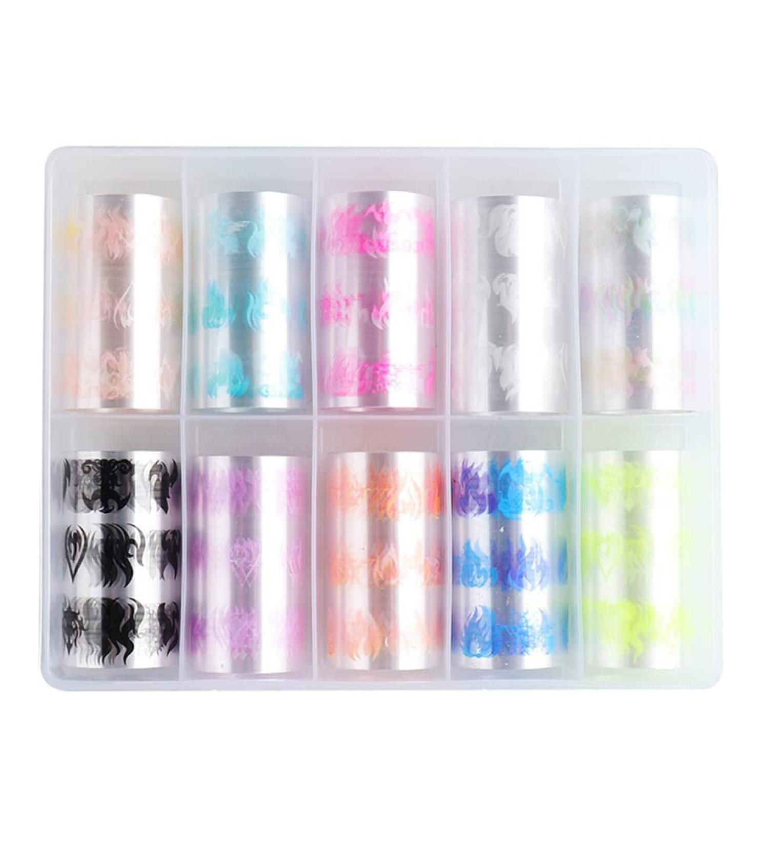 FOMIYES 1 Box Flame Star Sky Stickers Holiday Nail Art Manicure Sets Nail Ornaments Self-Adhesive Nail Stickers Nail Decals for Nail Art Flame Nail Stickers Nail Wraps Fine 3D - Buy Online on GoSupps.com