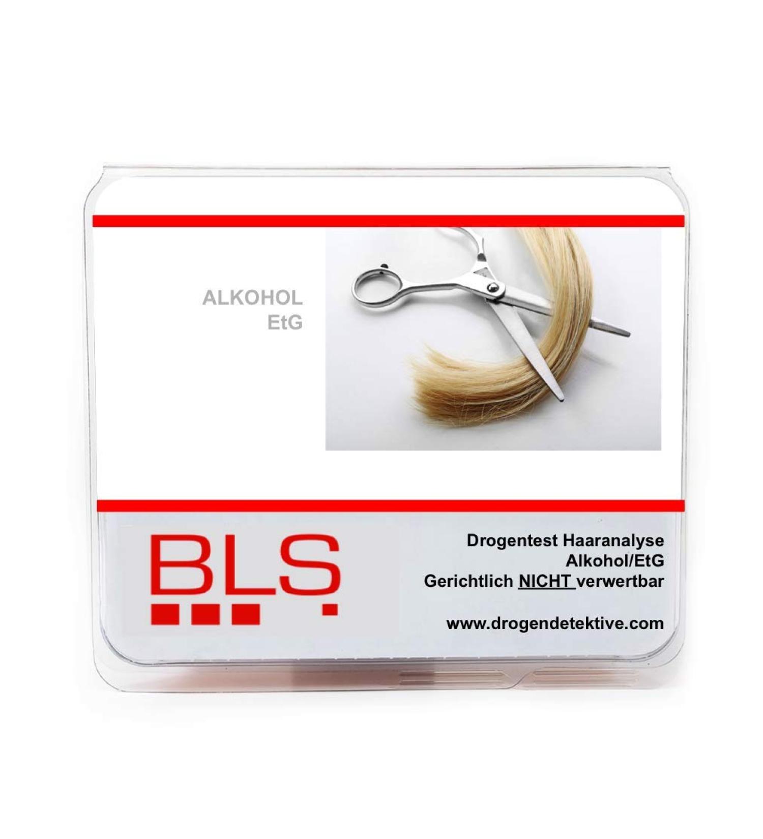 Hair analysis alcohol/ETG - not usable in court - laboratory analysis of the hair - discreet fast & safe - ideal as a MPU pre -check 1 piece (1 Pack)