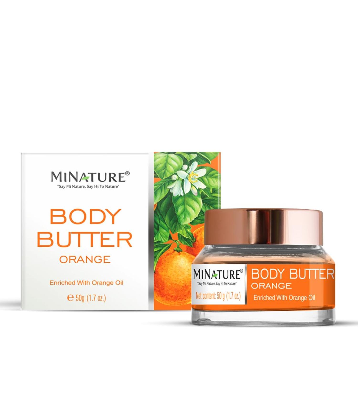 Miniature Body Butter 50g - Vegan Moisturizer with Orange Oil Shea Cocoa & Mango Butter | Non-Greasy Cruelty-Free International Shipping - Buy Online on GoSupps.com