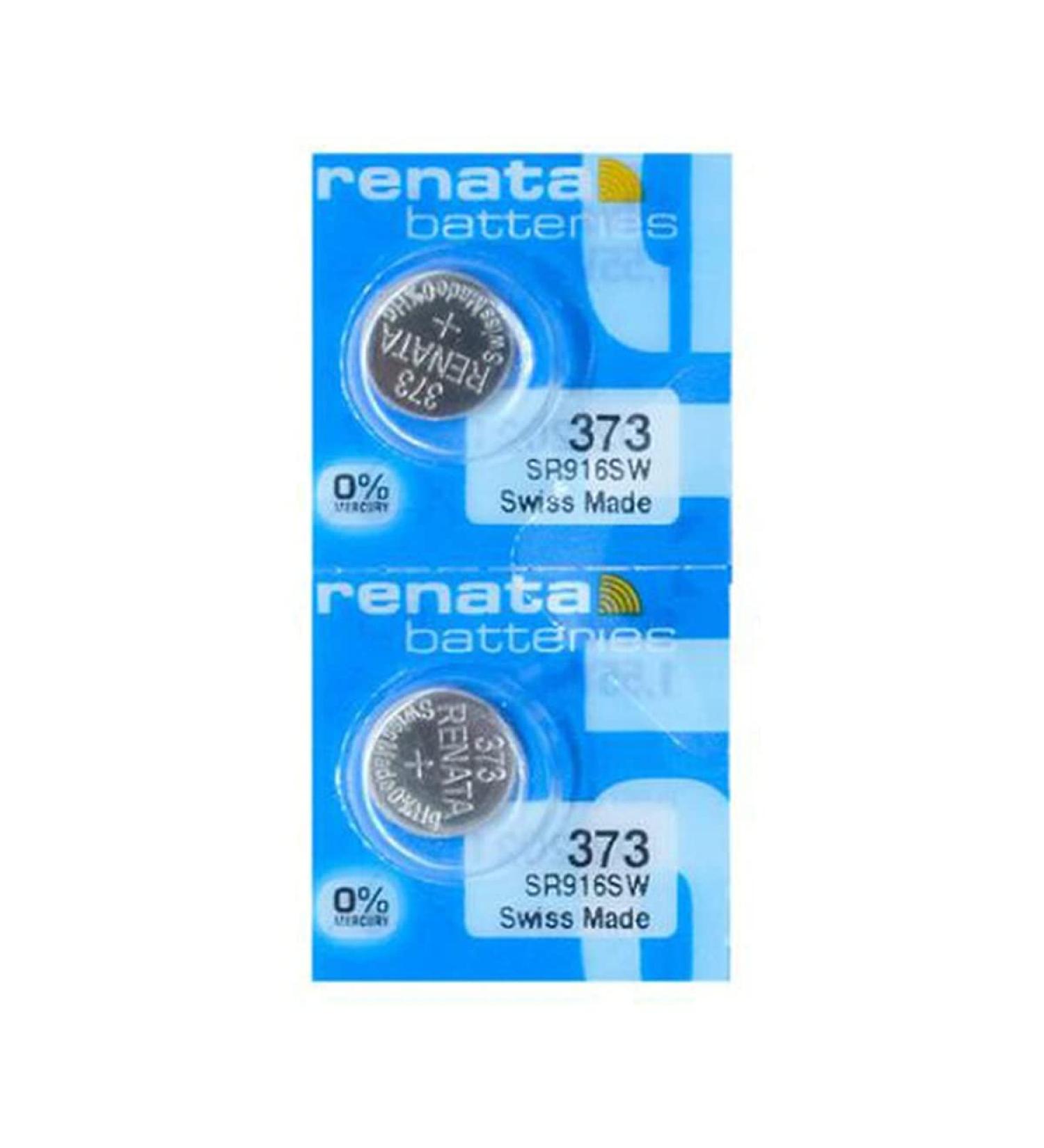 Buy #373 Renata Watch Batteries (2 Pcs) - Long-lasting Power for International Shipping - Buy Online on GoSupps.com
