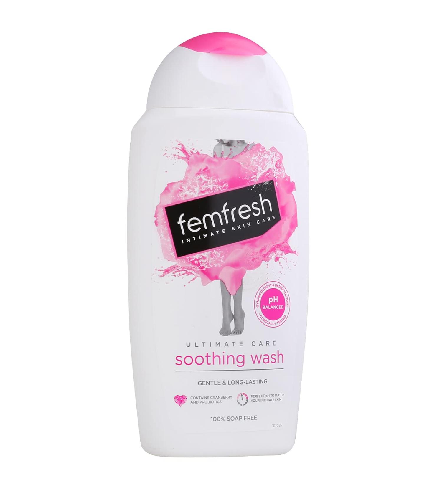 Femfresh 250ml Ultimate Care Soothing Wash Ph Balanced by Femfresh