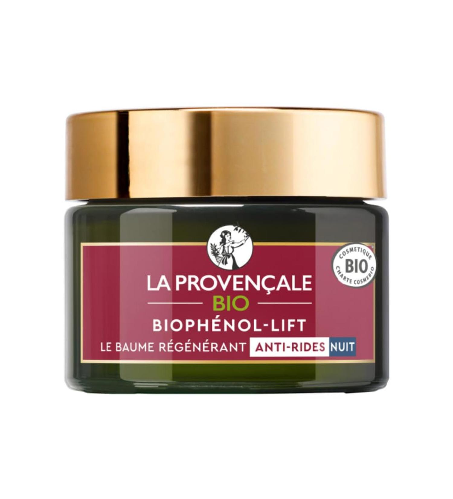 La Proven ale Bio - Regenerating Anti-Wrinkle Night Balm - Biophenol Lift - Enriched with Olive Oil & Hyaluronic Acid - All Skin Types - 50 ml - Buy Online on GoSupps.com