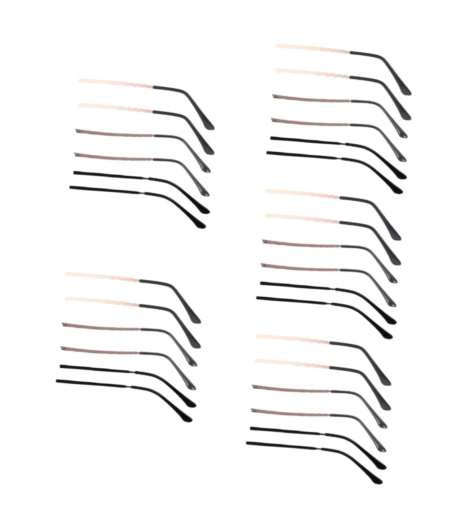 15 Pairs Replacement Glasses Legs & Accessories - Protective Brackets Screwdriver Kit Sunglasses Holders - Metal & Color Options for Men & Women - Buy Online on GoSupps.com