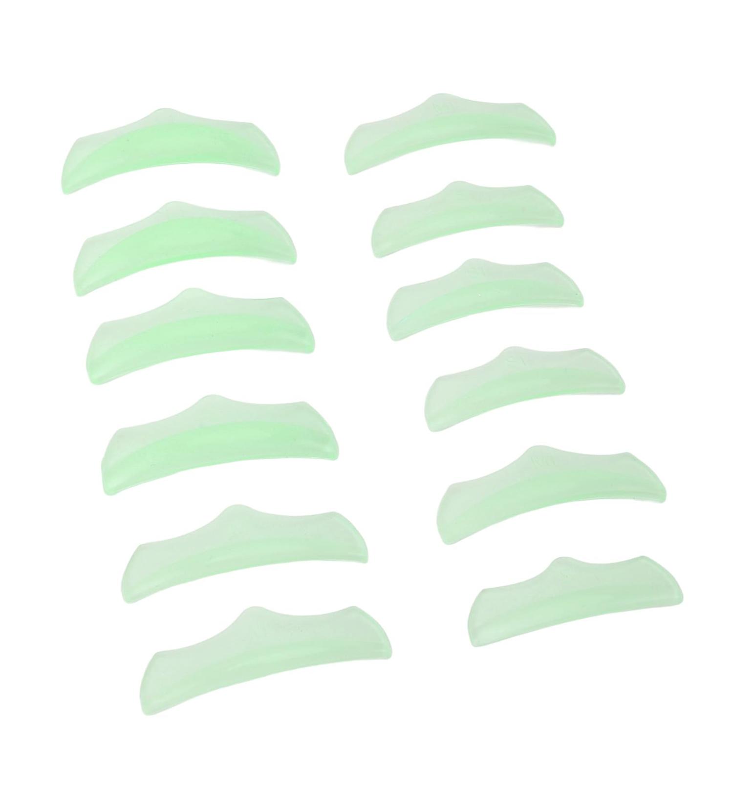 Eyelash Lifting Pads Set Self-Adhesive Eyelash Curler 6 6 Pairs for Home (Green) - Buy Online on GoSupps.com