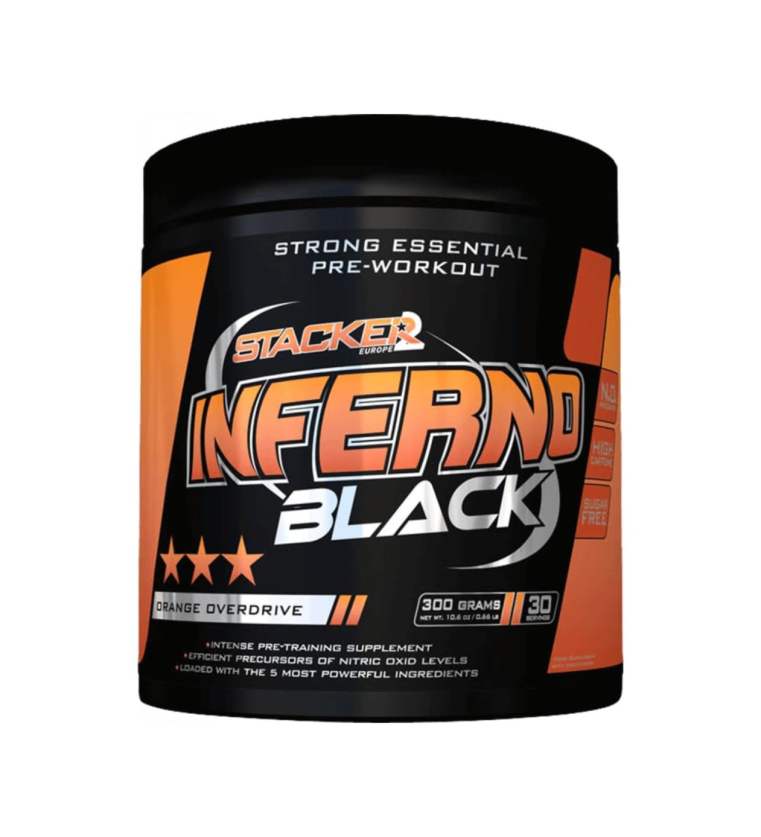 Inferno Black 30 Servings - Premium Orange Flavor | International Shipping Available - Buy Online on GoSupps.com