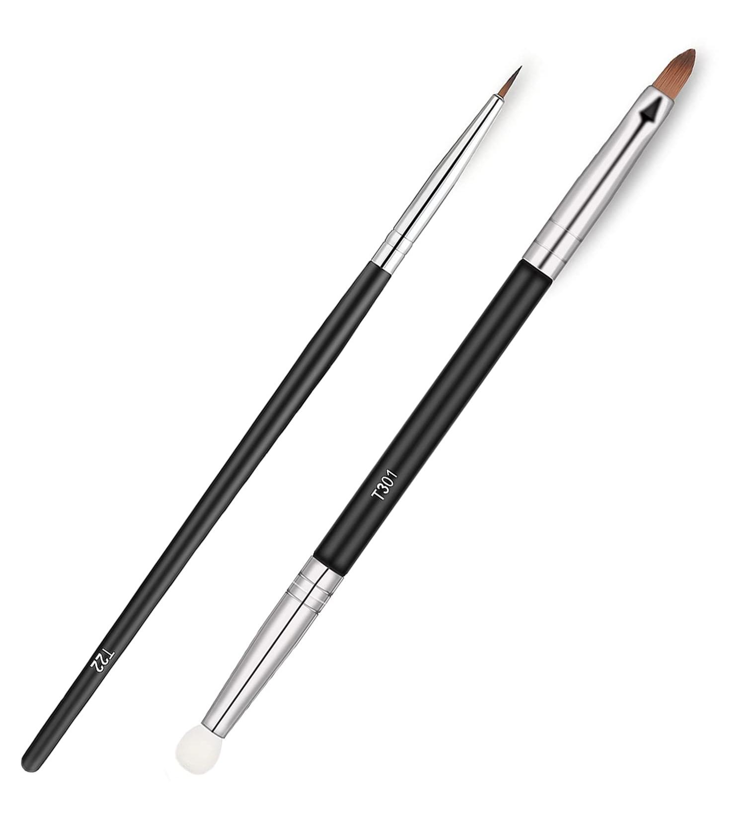 Fine Point Eyeliner Brushes Set | Precision Makeup Gel Liner & Eyeshadow Brushes - Buy Online on GoSupps.com