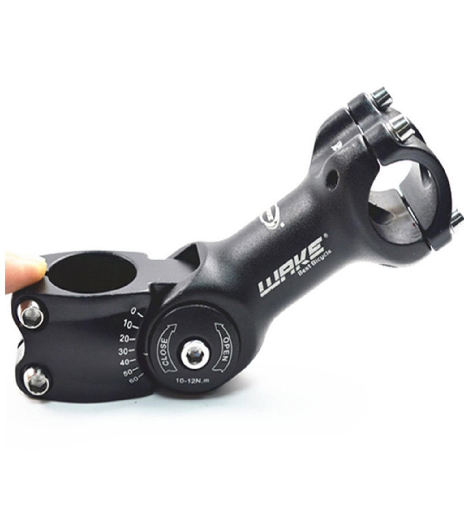 Wake MTB Stem 31.8 90mm 110mm Adjustable Bike Stem - Lightweight Aluminum Alloy - Mountain Bike Stem for BMX, Road Bike, Cycling - Black - Buy Online on GoSupps.com