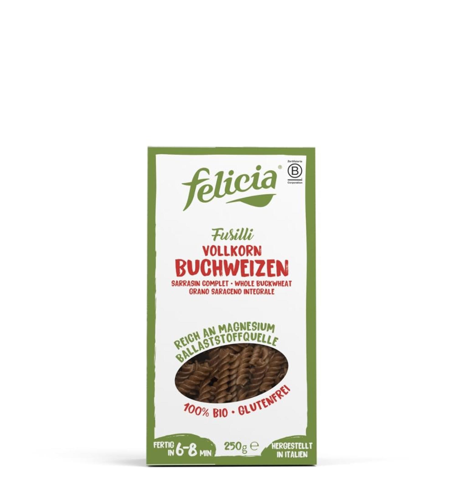 Felicia Felicia Sarrasin organic Fusilli 250 g (2 x 250 g)