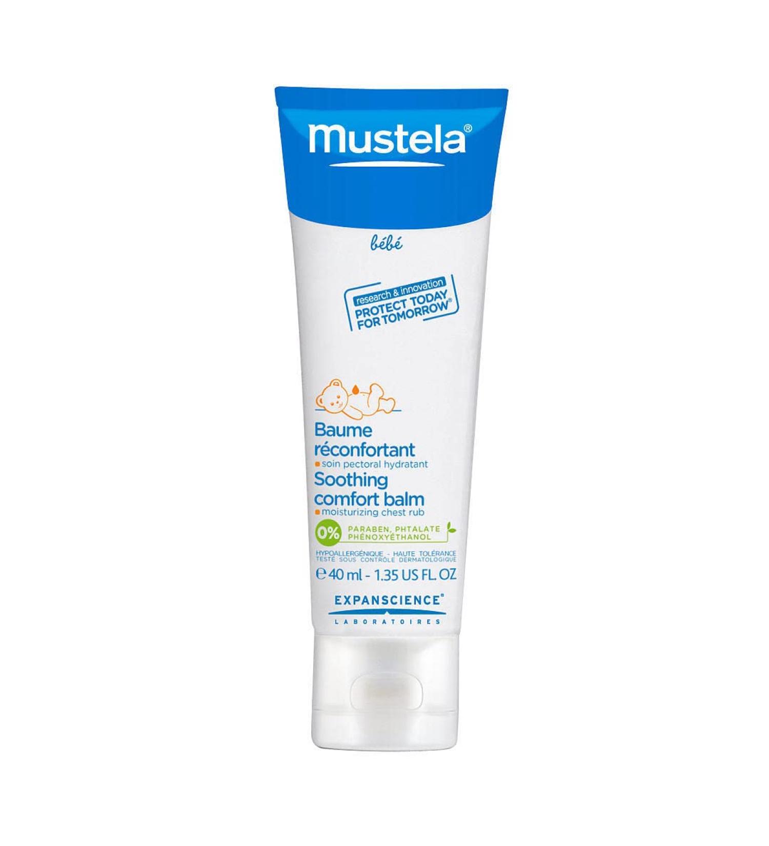Buy Mustela Balsamo Pectoral 40ml - Soothing Chest Balm for Babies | Fast International Shipping - Buy Online on GoSupps.com