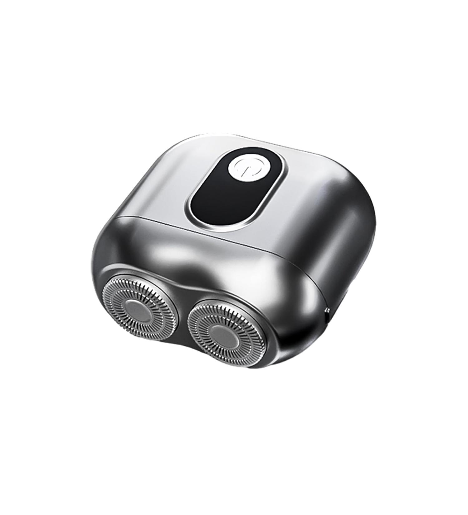 Mini Electric Shaver - Portable Waterproof Razor Ideal Gift for Men | Rotating Magnetic Head Wet & Dry Use - Buy Online on GoSupps.com