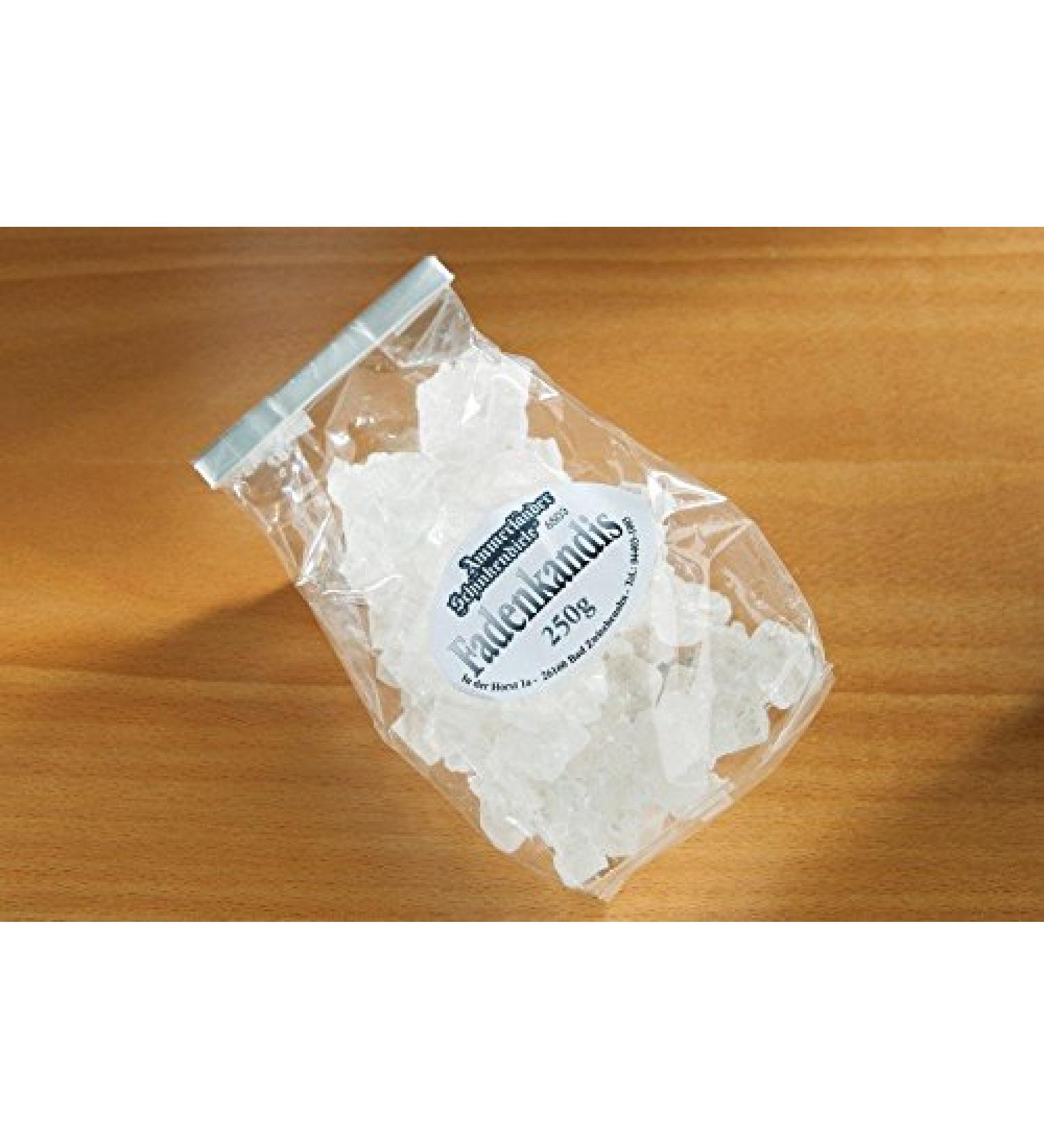 High-quality white string candy | 250g bag | Fine crystal sugar for special enjoyment