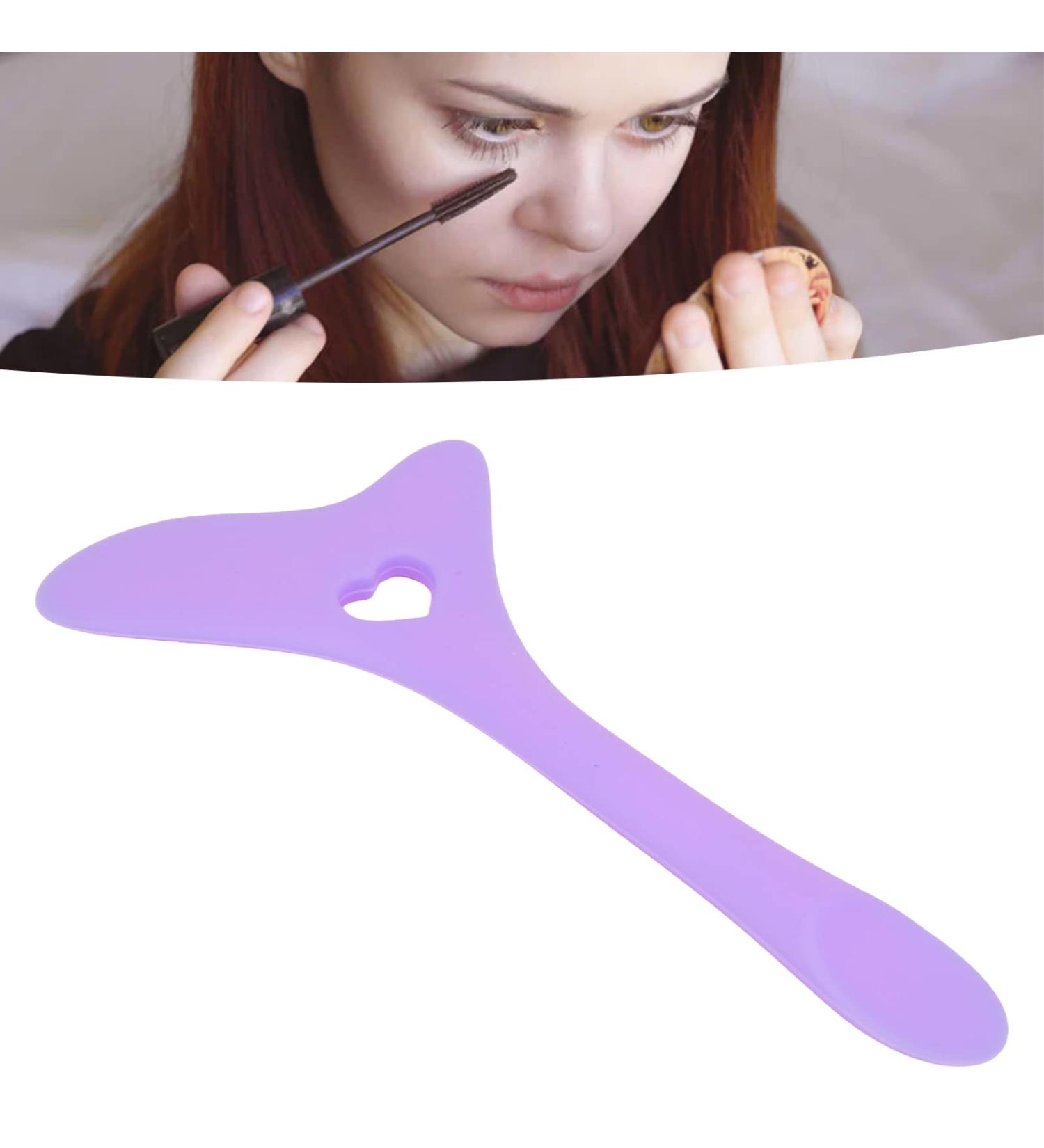 LANTRO JS Eyeliner Stencil for Perfect Eye Makeup Non Slip Handle Multi Use Portable Mascara Lipstick Drawing Aid Makeup Applicator Tool for Makeup Artist(Purple) - Buy Online on GoSupps.com