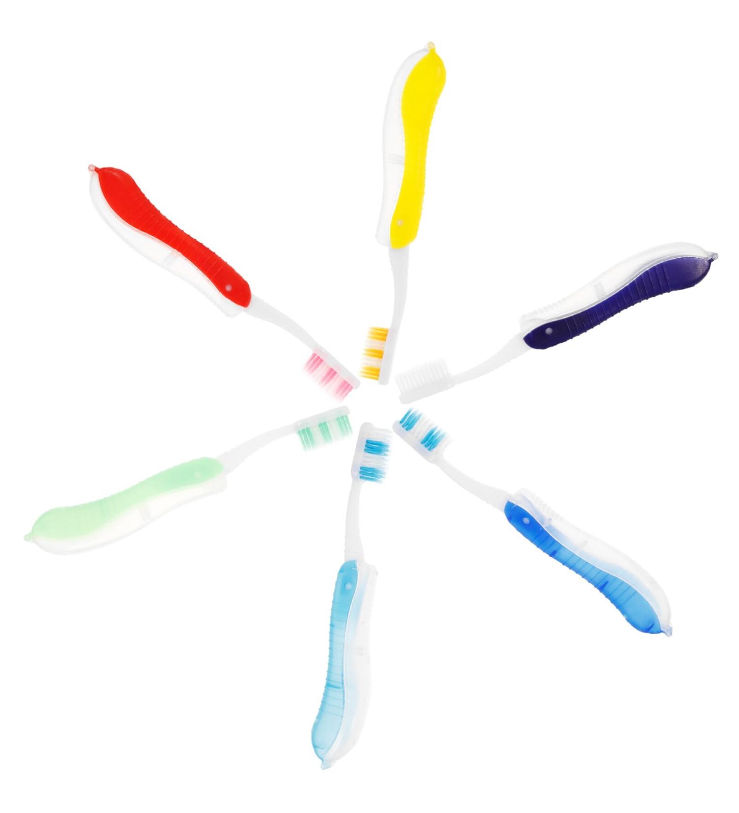 Buy Iplusmile 6S Foldable Toothbrush | Travel-Friendly Covered Design | Perfect Gift for Daily Use - Buy Online on GoSupps.com