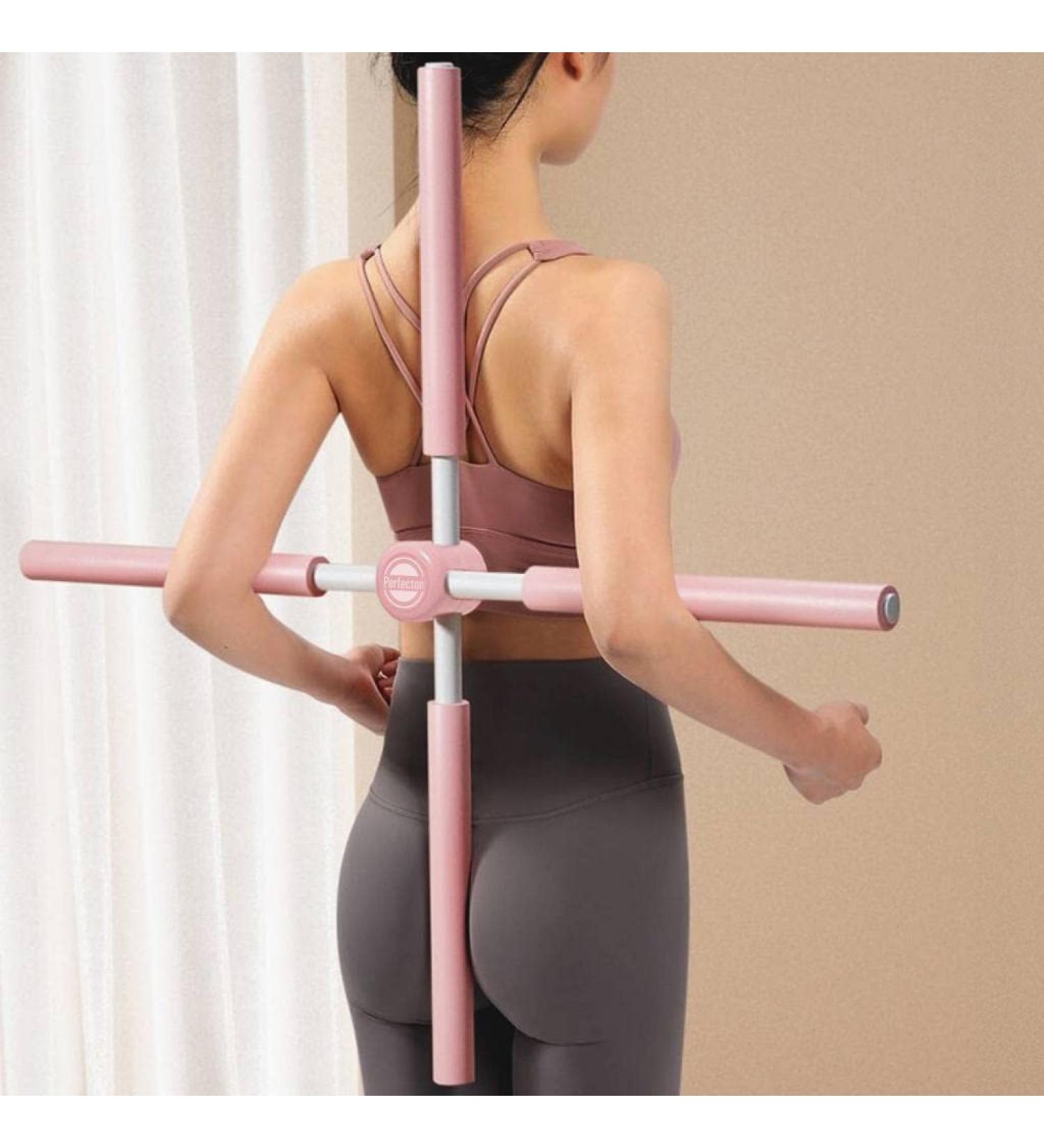 Yoga Sticks Stretching Tool for Posture Correction - Back Stretch Bar Posture Stick for Improved Posture - Yoga Stick for Back Alignment and Flexibility - Buy Online on GoSupps.com