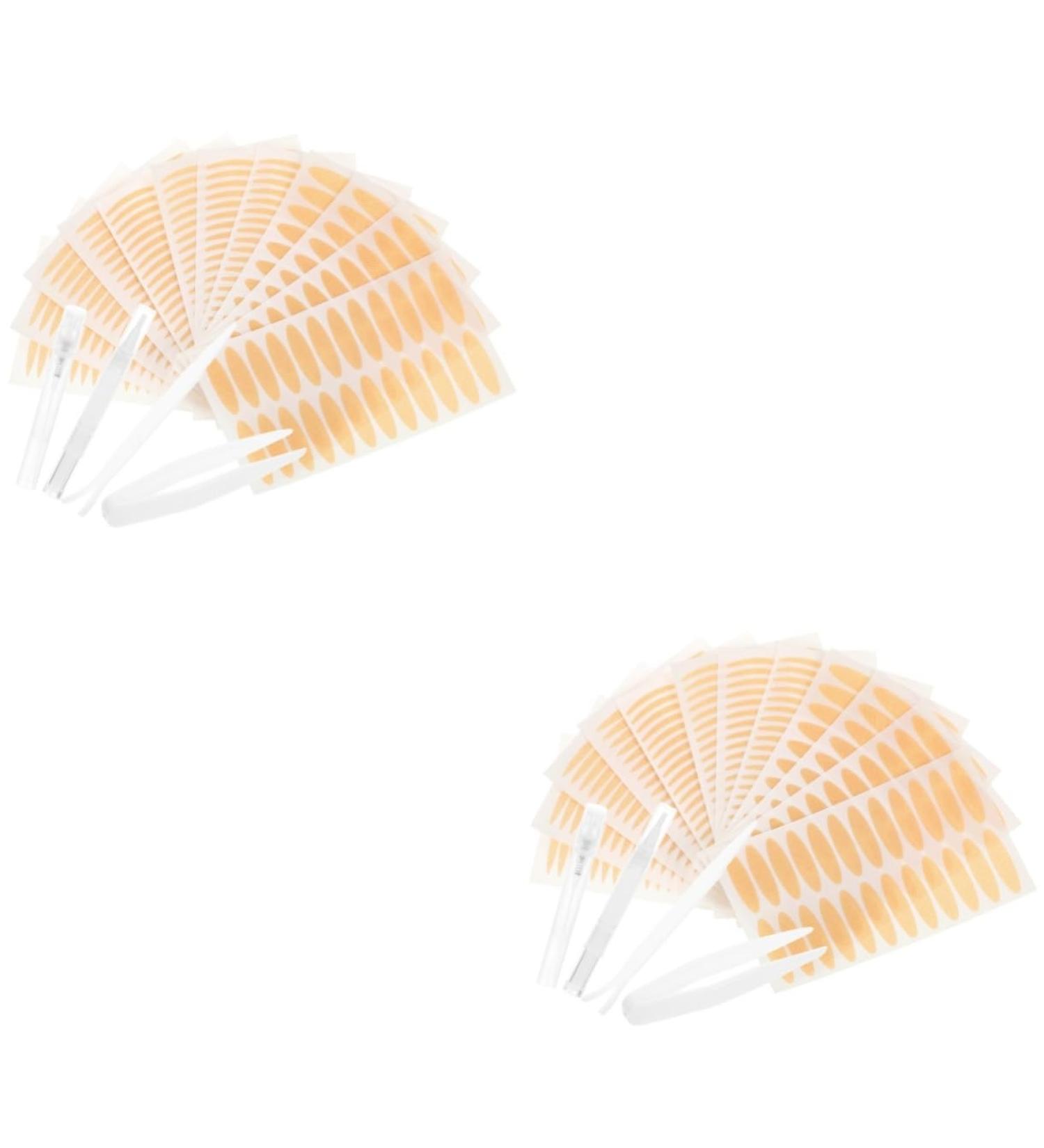 minkissy 2 Sets Double Eyelid Sticker Set Eyelid Shaping Tapes Girl Stickers Double Sided Eyelid Tape Double Eyelid Tape Traceless Eye Lift Strips Lasting Fiber Material Cosmetics - Buy Online on GoSupps.com