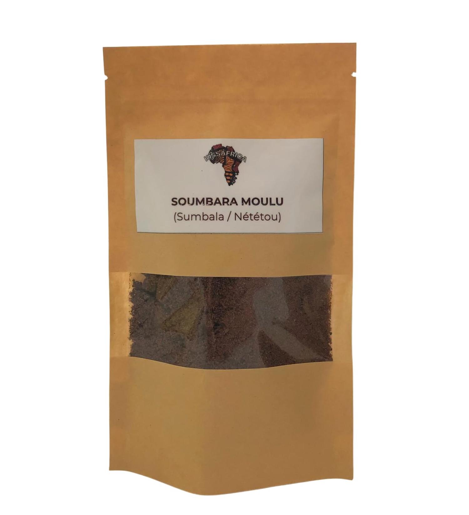 Sumbara Moulu 100g N t tou Soumbala africain Condiment traditionnel base de graines de n r pour sauces et plats africains - Buy Online on GoSupps.com