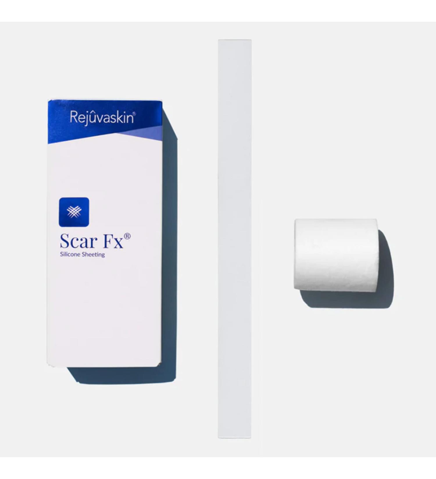 Rejuvaskin Scar Fx Silicone Sheeting - 1x12 Inch Silicone Scar Tape for Surgery Recovery - Physician Recommended for Scar Reduction - Buy Online on GoSupps.com