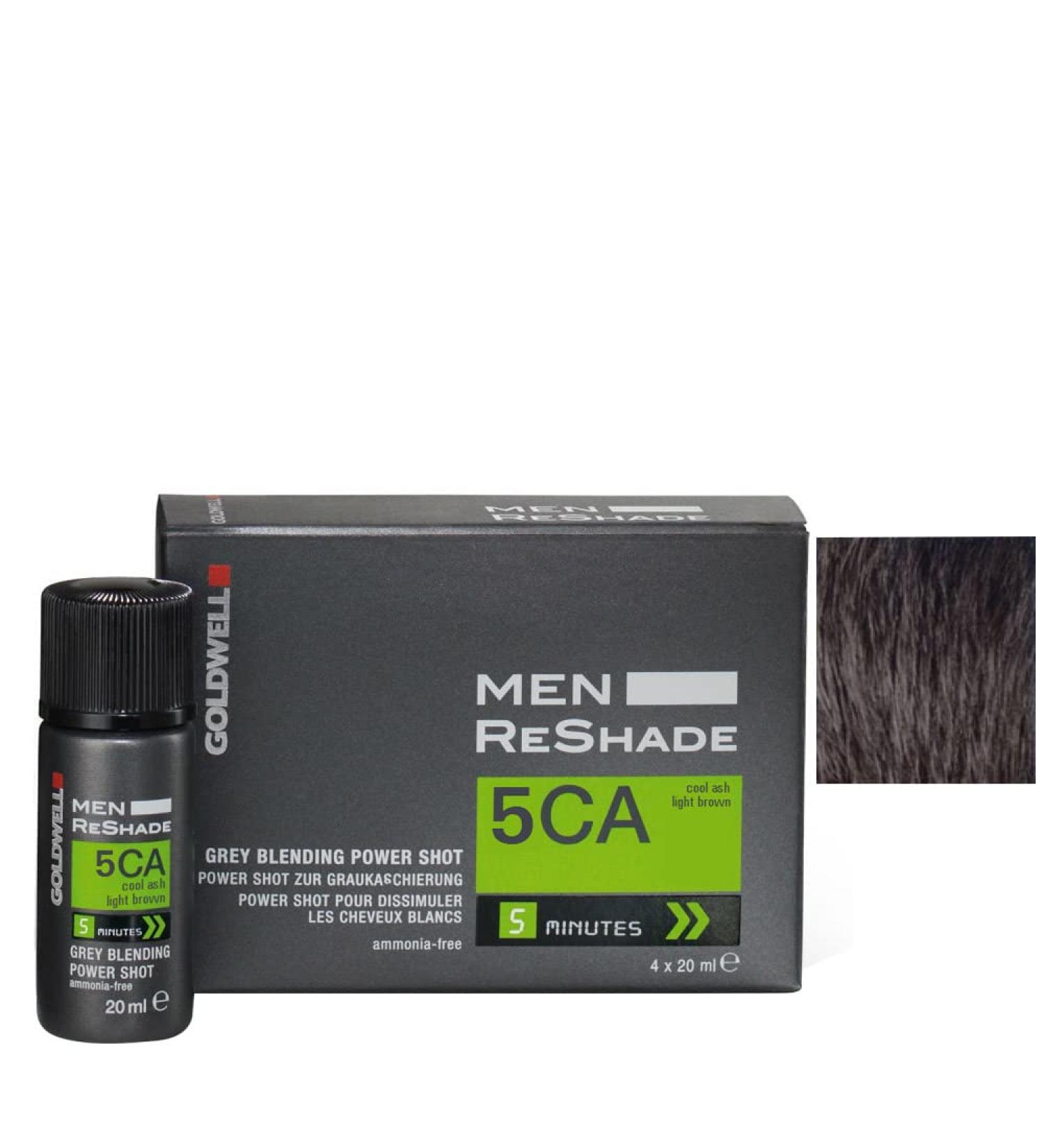 Goldwell for Men Reshade Grauhaarkaschierung 5CA Shot 4 x 20 ml 5CA 5 ml (4Pack)