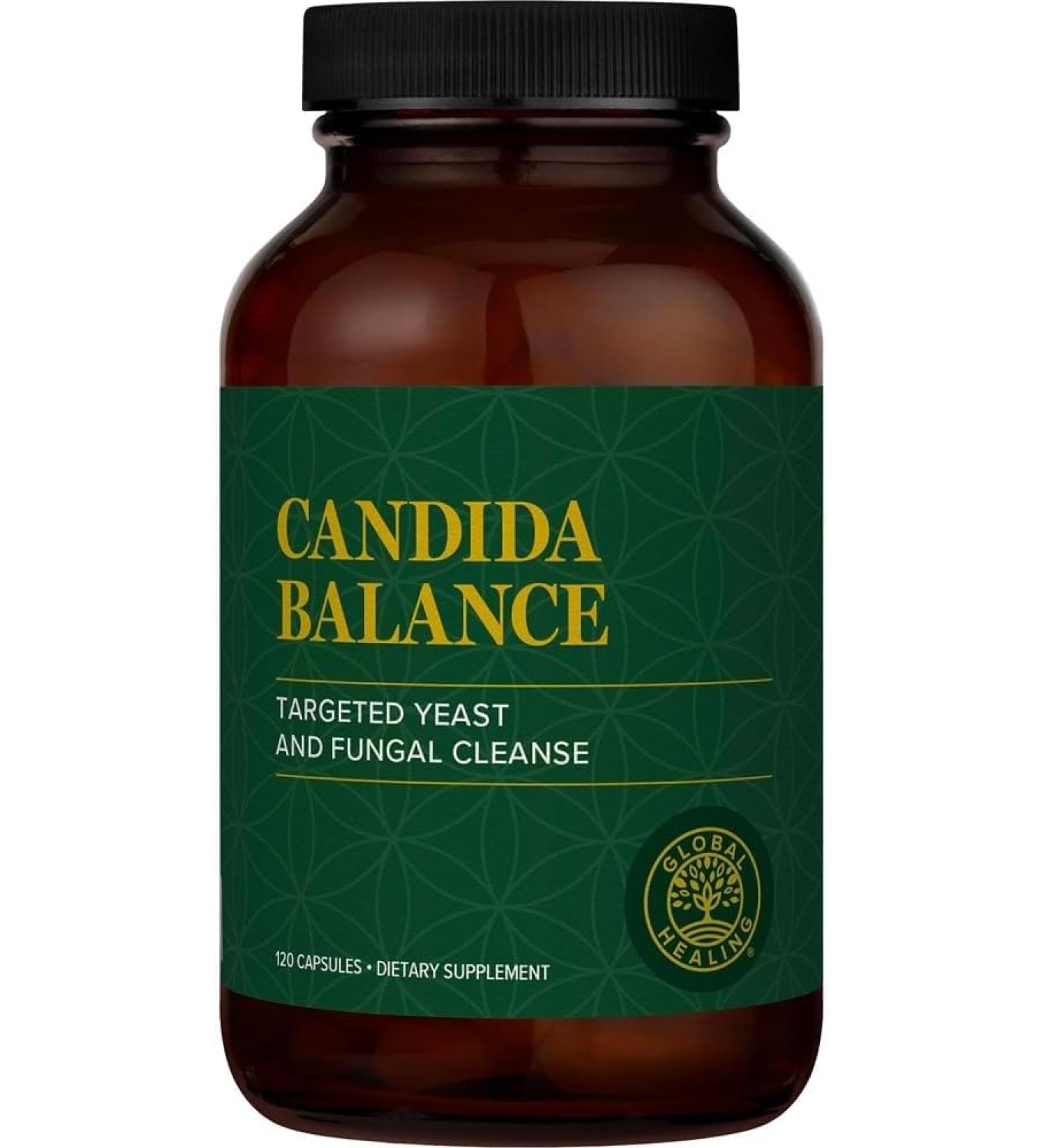 Global Healing Mycozil - Vegan Candida Cleanse & Detox Supplement for Gut & Vaginal Health - 120 Capsules - Buy Online on GoSupps.com
