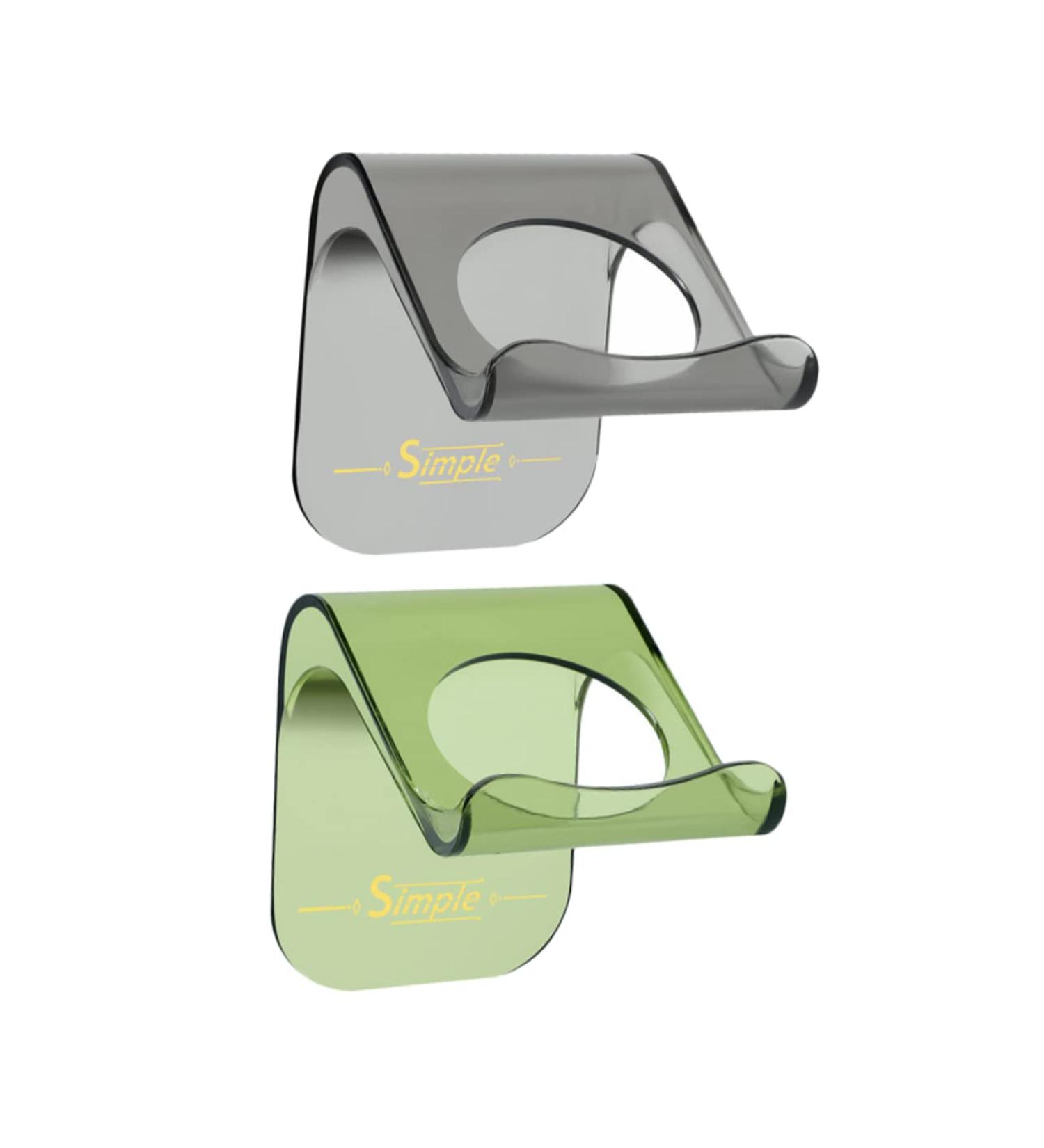 Healeeved 2-Piece Self-Adhesive Razor Holder for Electric Shavers | Wall-Mounted Solution for Organized Grooming - Buy Online on GoSupps.com