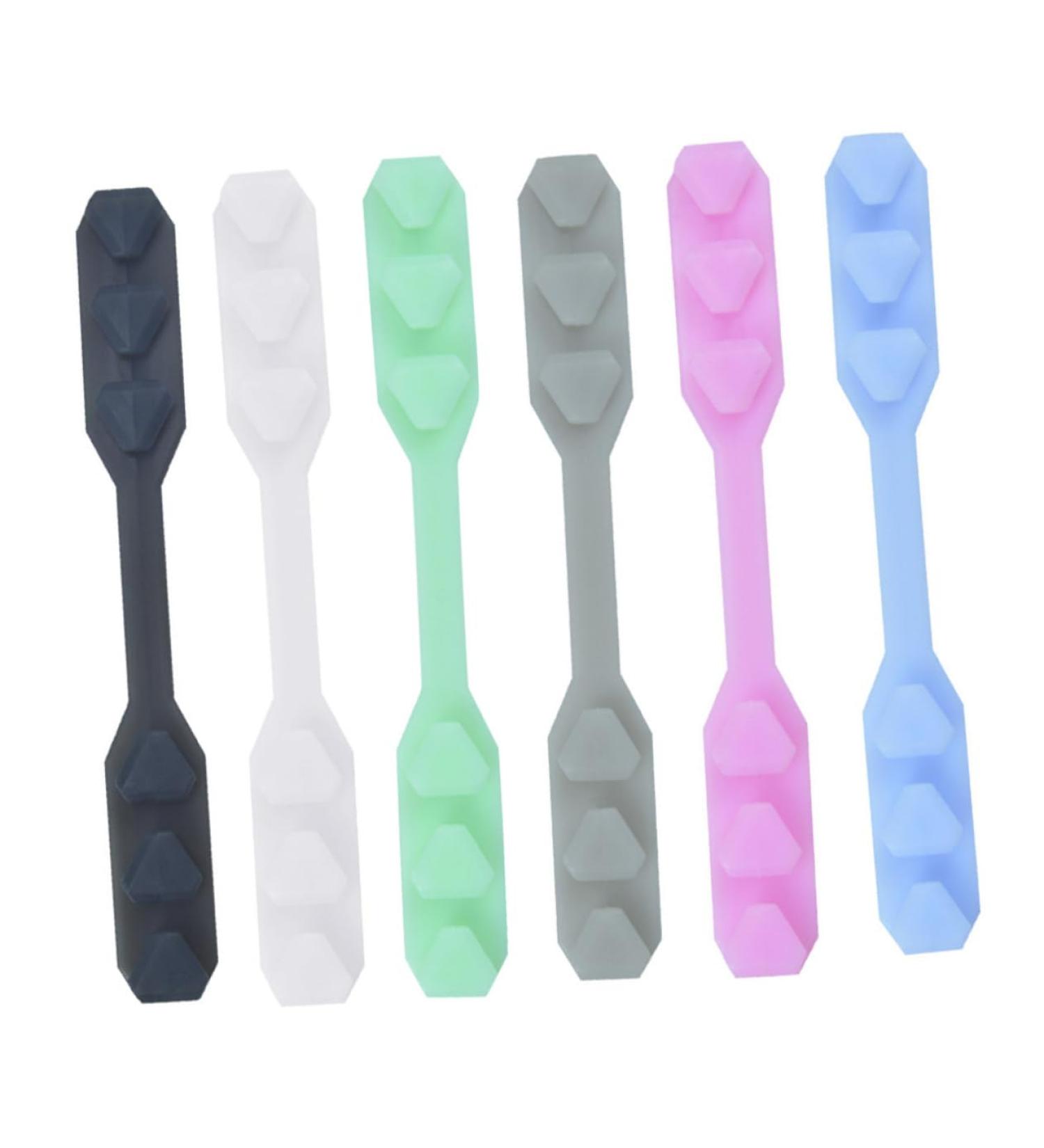 Minkissy 12-Pc Mask Ear Rope Buckle & Hook Accessories - Anti-Slip Mask Strap Holders & Extenders for Comfortable Wear - Buy Online on GoSupps.com