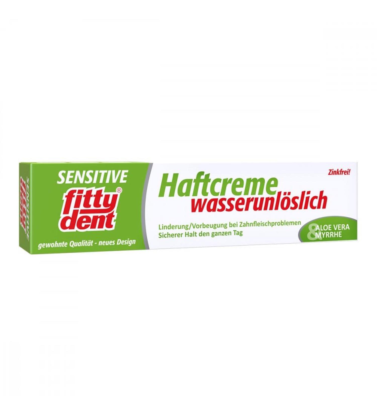 Buy Fittydent Sensitive Denture Cream - Long-lasting Hold for Comfortable Wear | International Shipping Available - Buy Online on GoSupps.com