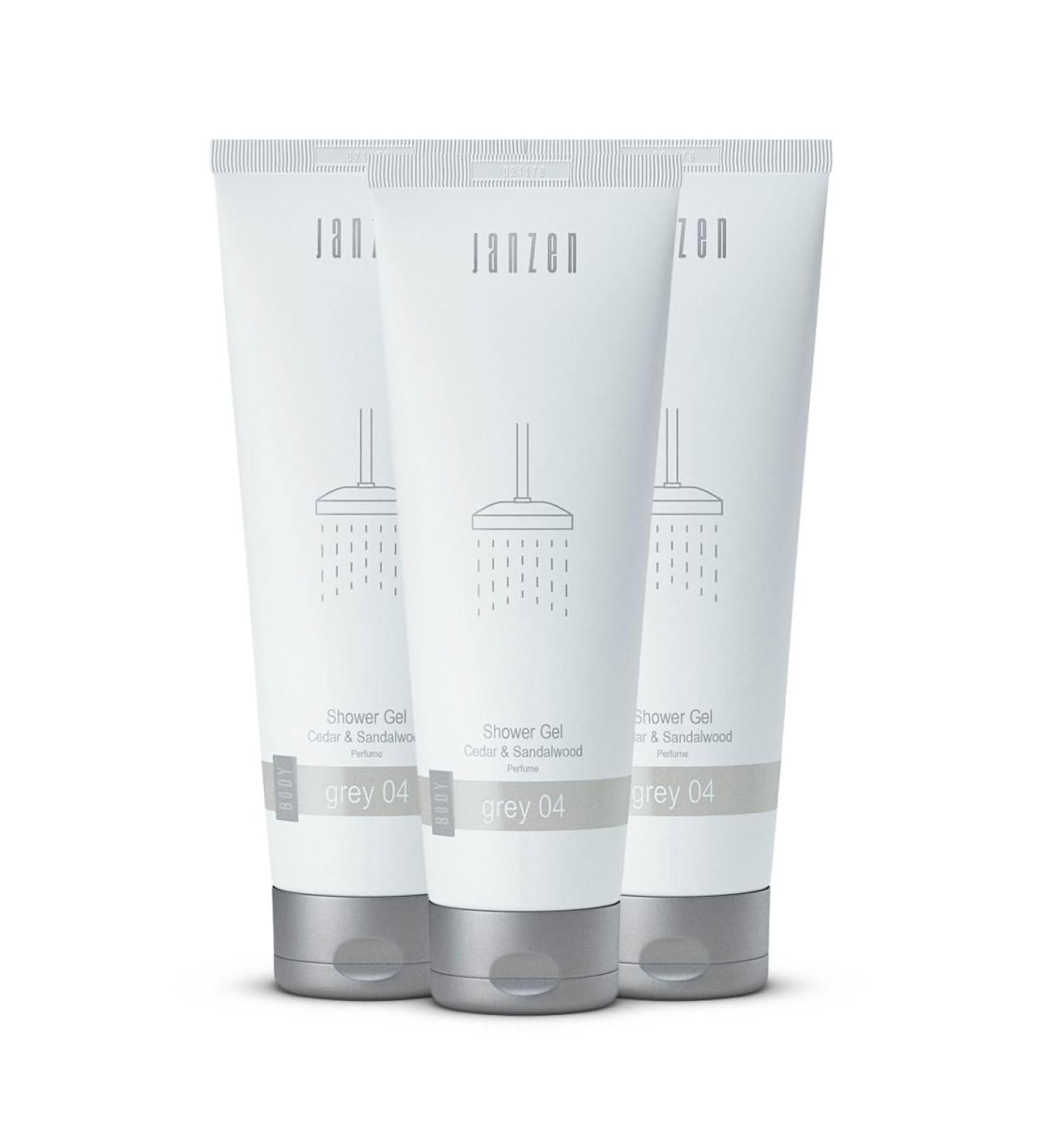 JANZEN Shower Gel Grey 04 3pack