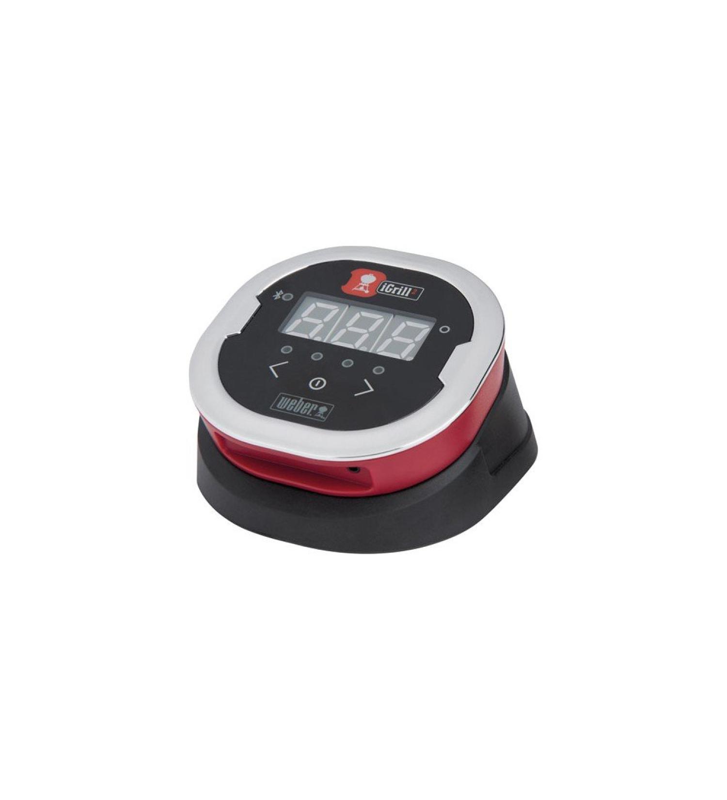 Weber Igrill 2 - Intelligent Bluetooth Meat Thermometer | 4 Connections Smartphone App Control Magnetic Holder | Best Grill Thermometer (7221) - Buy Online on GoSupps.com