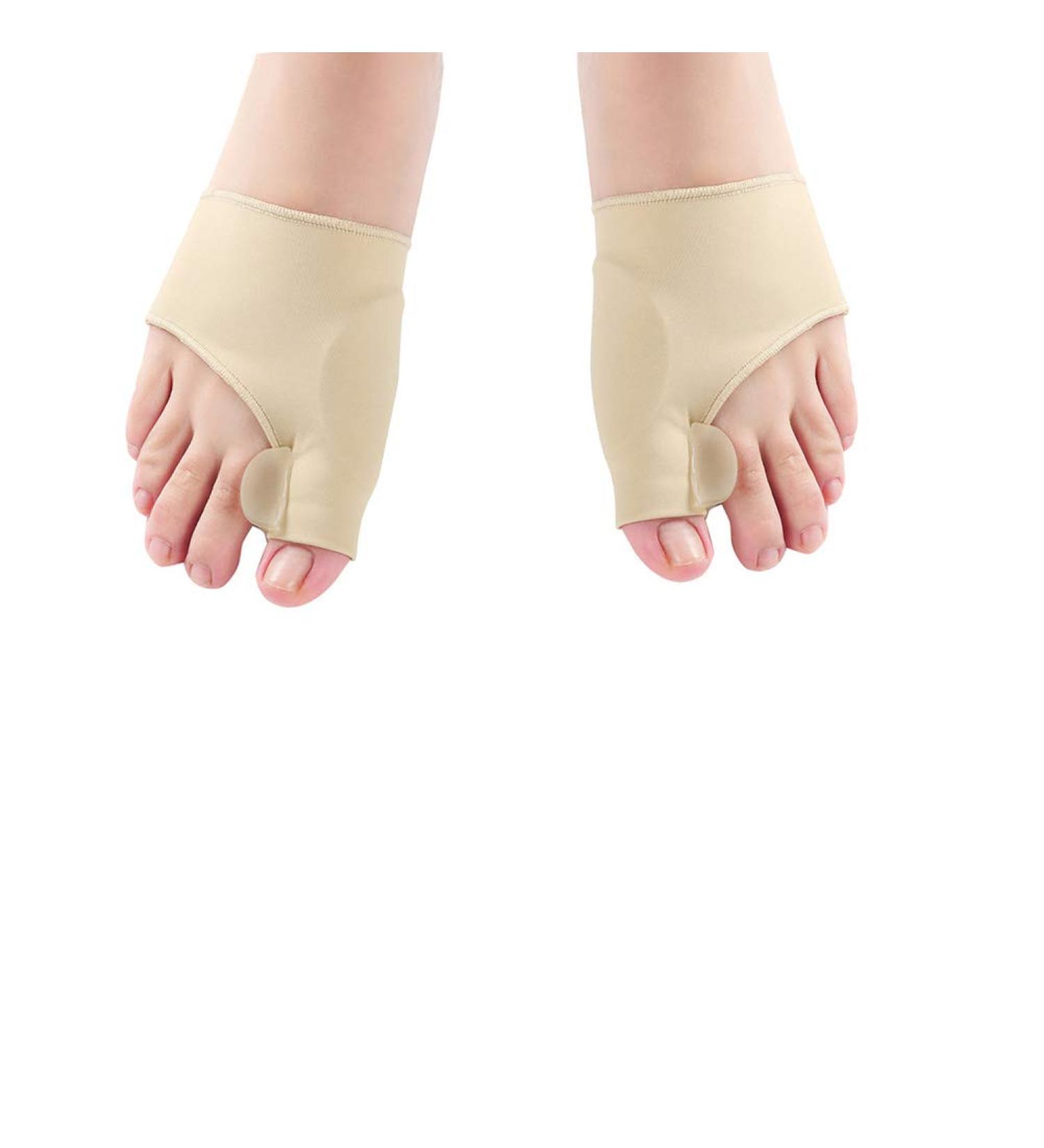 BESPORTBLE Thumb Protector & Hallux Separator - 2 Pairs Bunion Straightener Socks for Foot Pain Relief - Buy Online on GoSupps.com