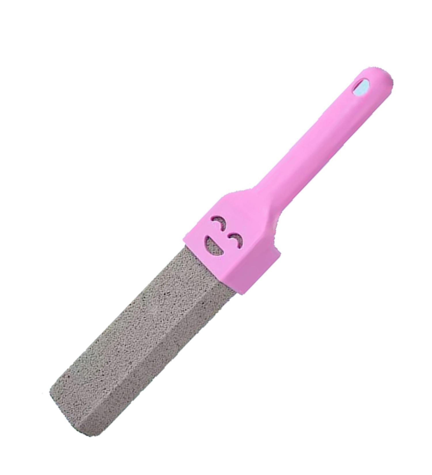 FOLODA Toilet Bowl Cleaner Pumice Stone Water Stain Remover With Ergonomic Handle Powerfully Removes Toilet Bowl Rings Bathroom Yellow Cleaning Pools Cleaning Brush - Buy Online on GoSupps.com