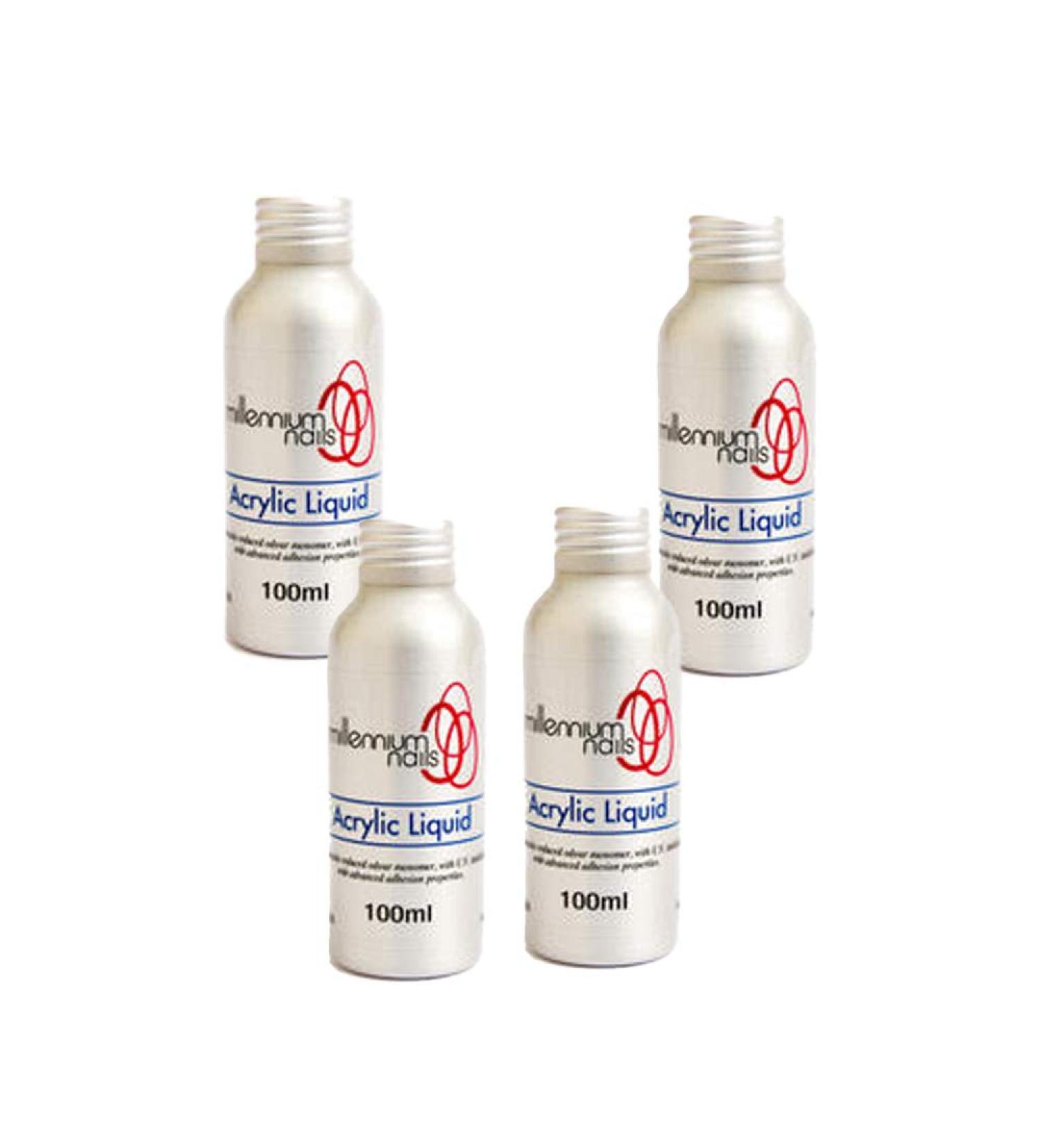 Millennium Nails Professionals Choice Acrylic Liquid With Advanced Adhesion Properties 100ml - QUAD - Buy Online on GoSupps.com